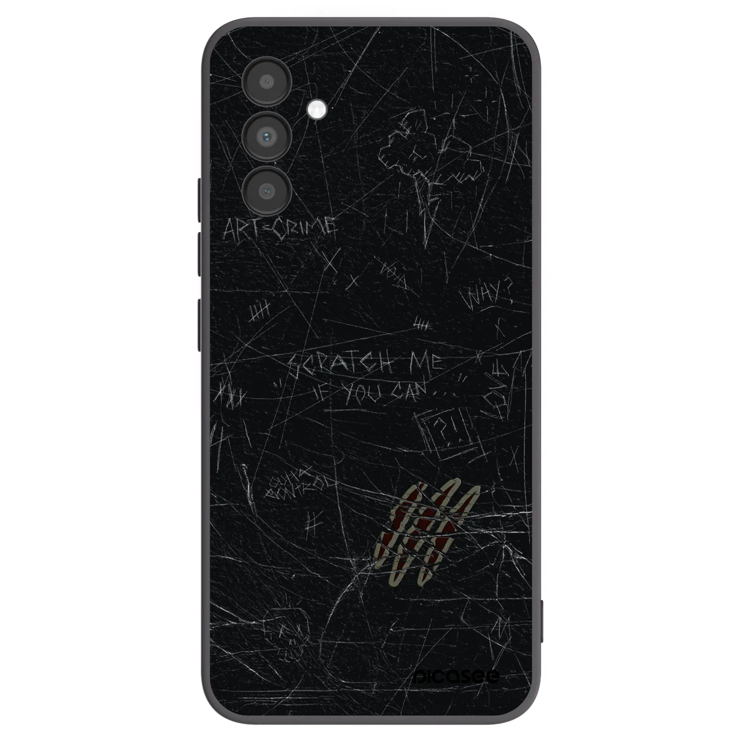 Picasee husă neagră din silicon pentru Samsung Galaxy A04s A047F - SCRATCH