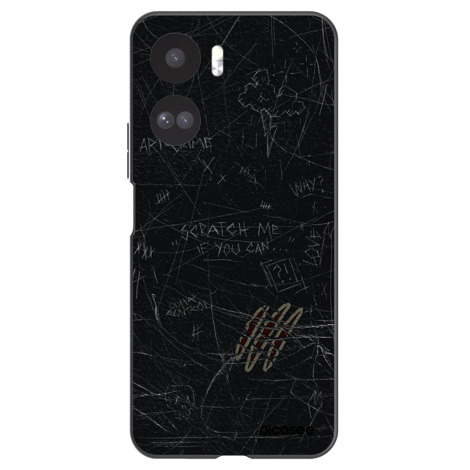 Picasee husă neagră din silicon pentru Honor 90 Lite 5G - SCRATCH
