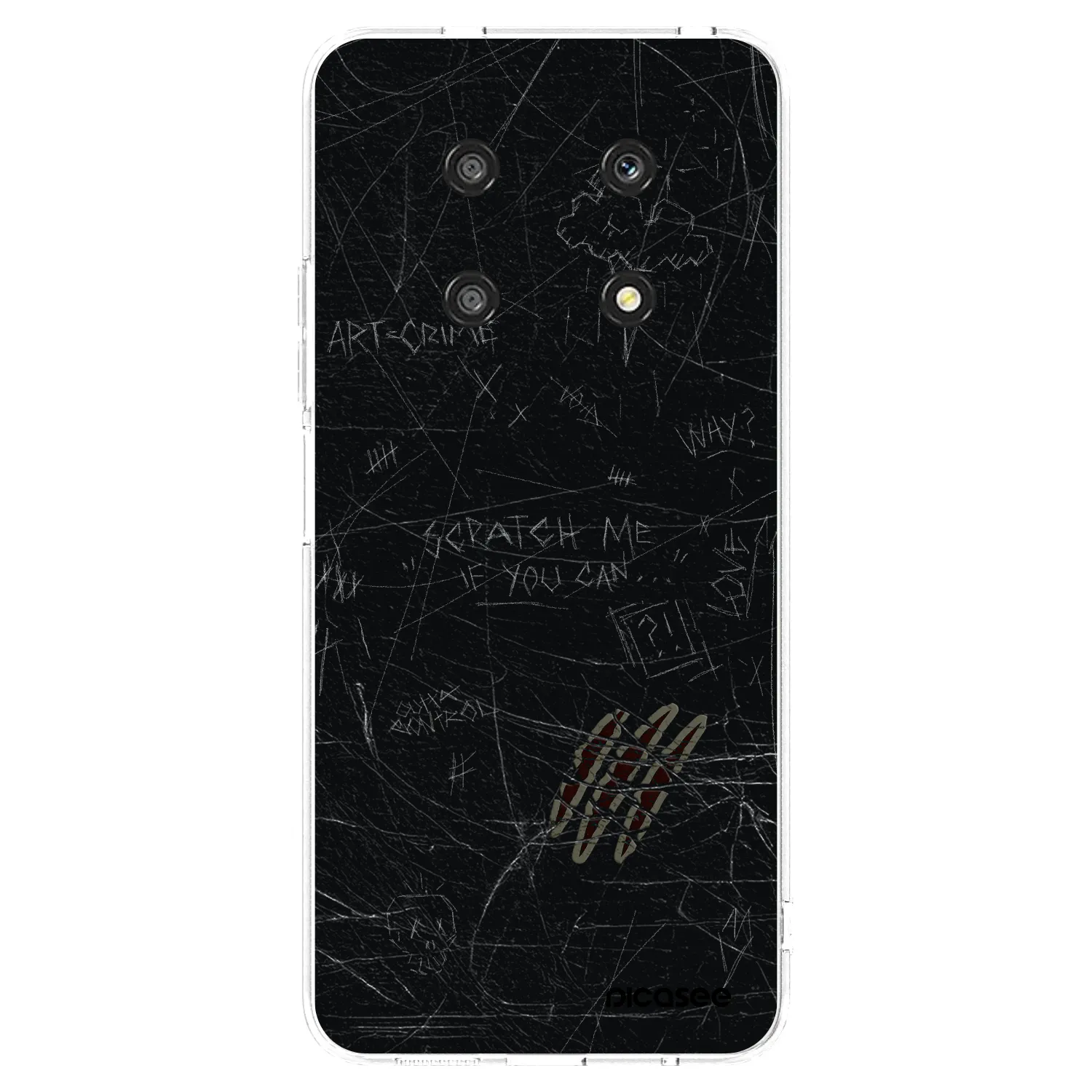 Picasee husă transparentă din silicon pentru Honor Magic4 Lite 5G - SCRATCH