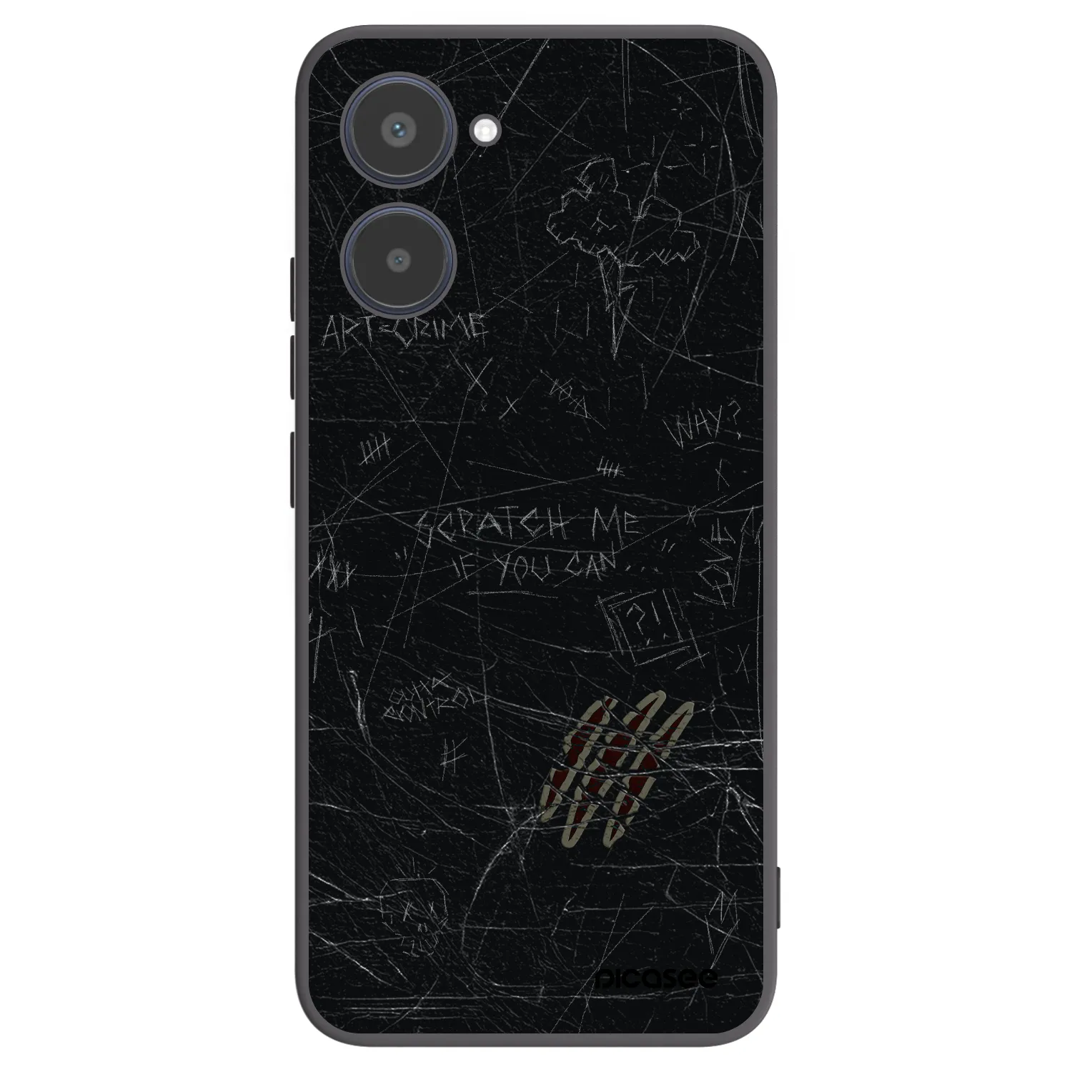 Picasee husă neagră din silicon pentru Realme 10 4G - SCRATCH