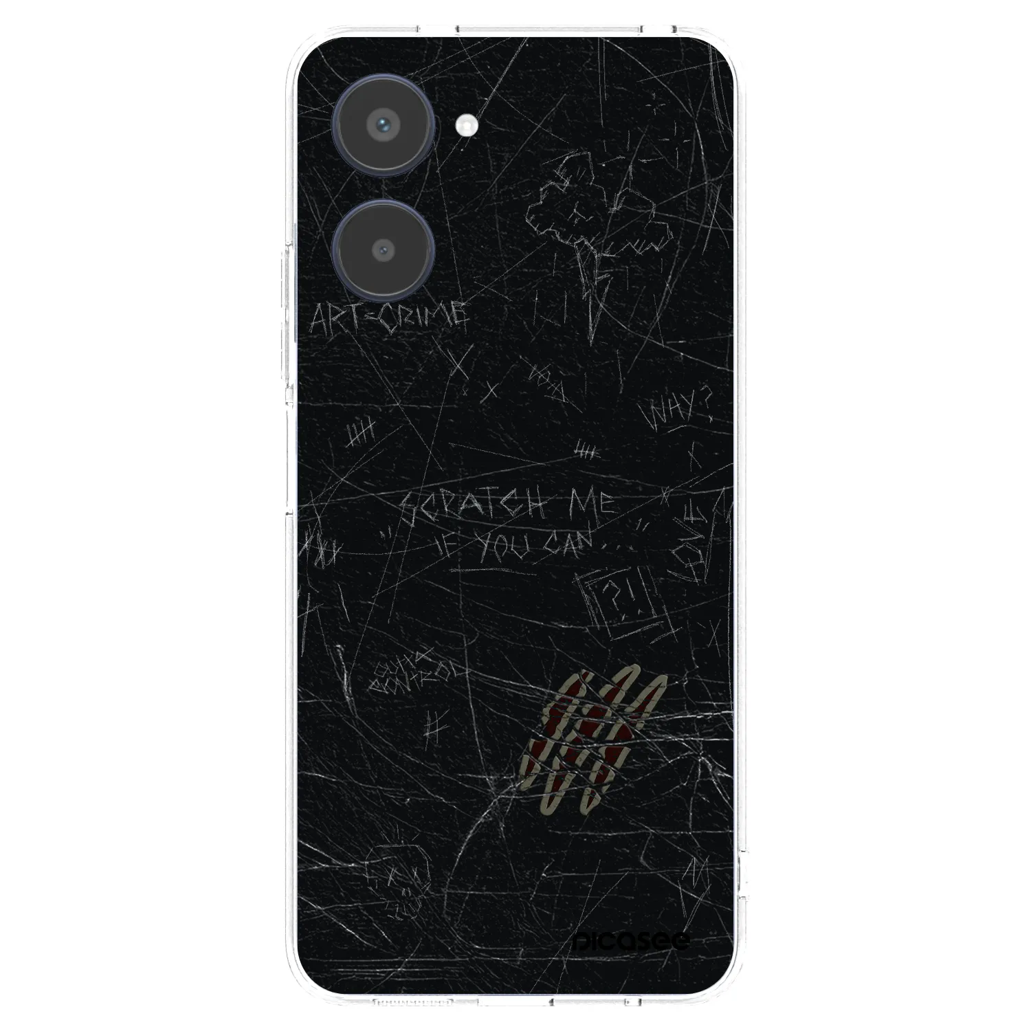 Picasee husă transparentă din silicon pentru Realme 10 4G - SCRATCH