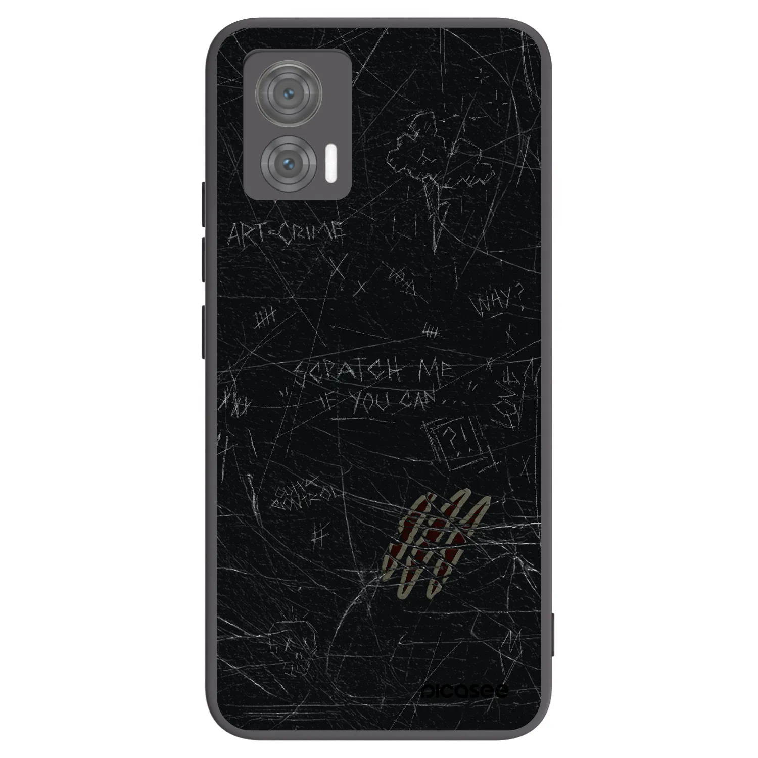 Picasee husă neagră din silicon pentru Motorola Edge 30 Neo - SCRATCH