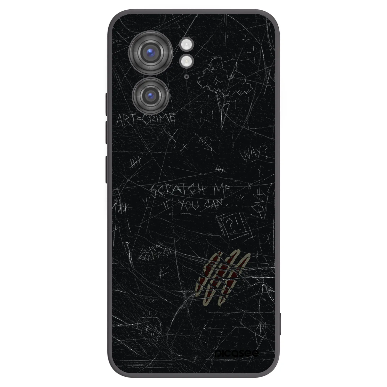 Picasee husă neagră din silicon pentru Motorola Edge 40 - SCRATCH