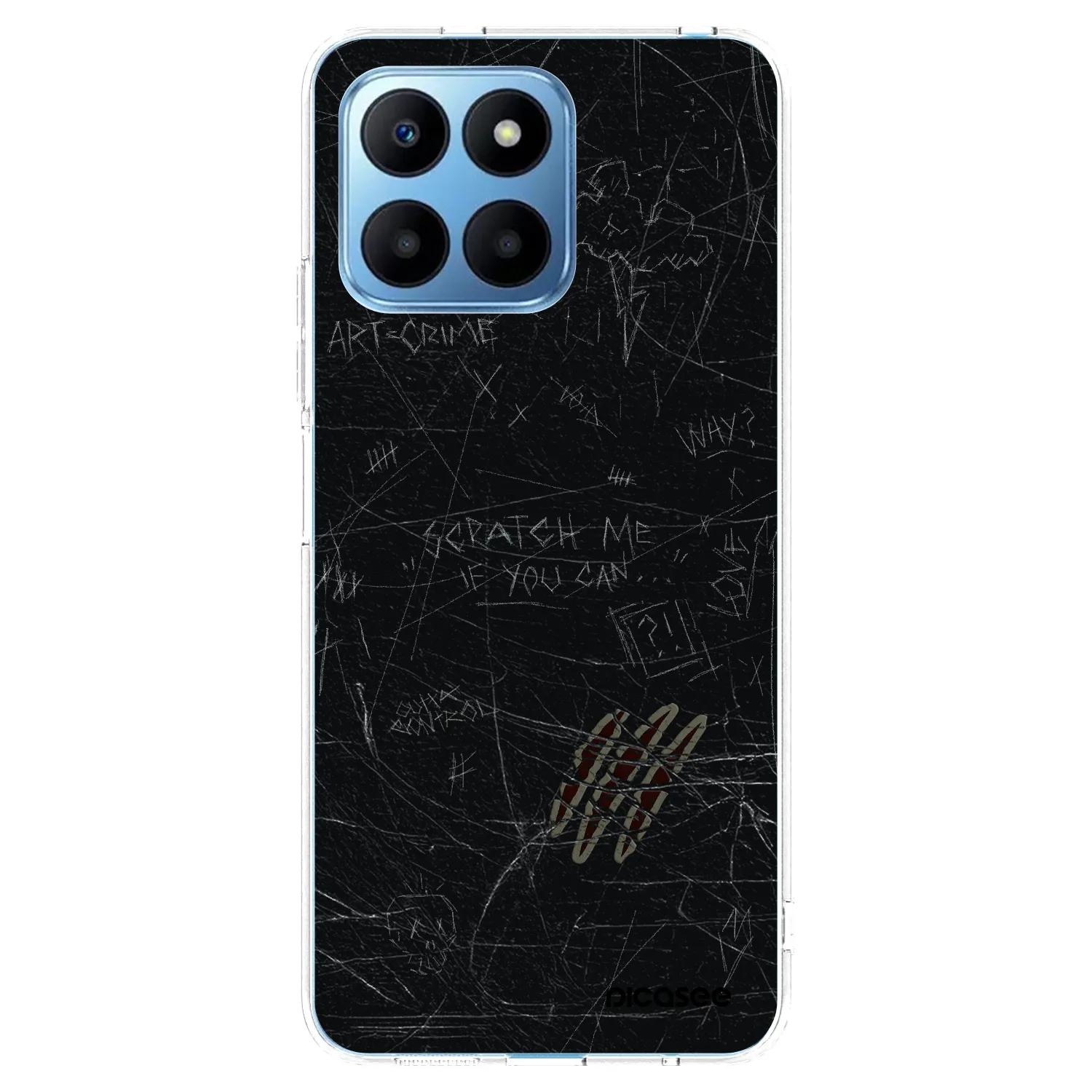 Picasee husă transparentă din silicon pentru Honor 70 Lite - SCRATCH
