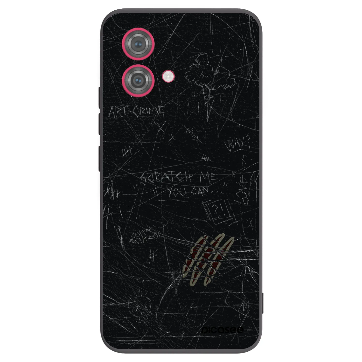 Picasee husă neagră din silicon pentru Motorola Moto G84 5G - SCRATCH