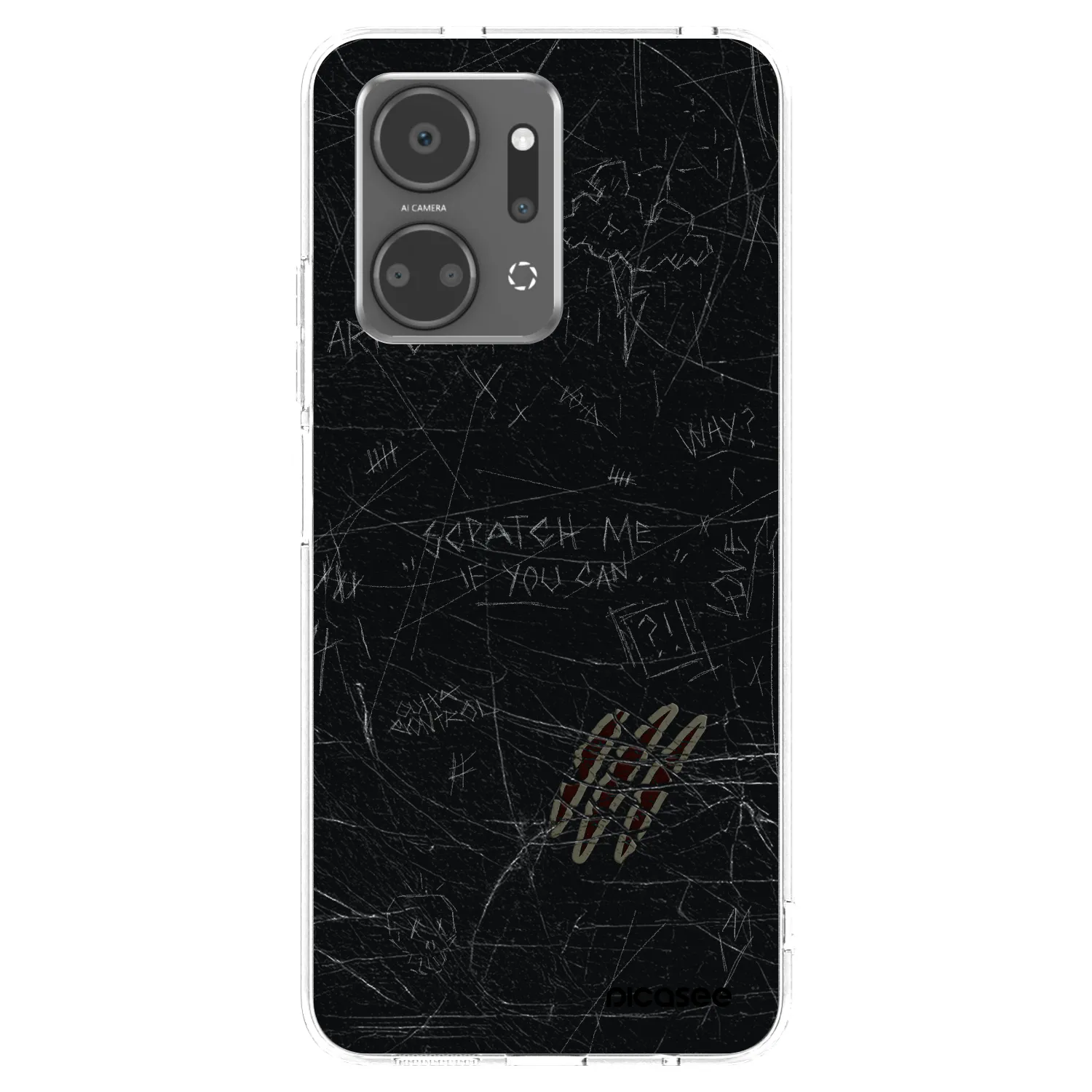 Picasee husă transparentă din silicon pentru Honor X7a - SCRATCH