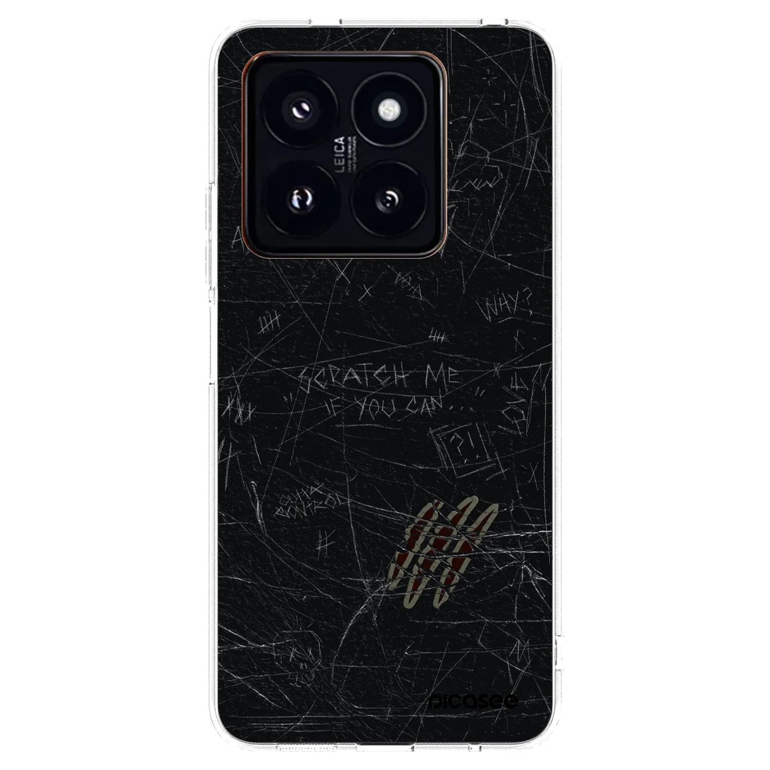 Picasee husă transparentă din silicon pentru Xiaomi 14 Pro - SCRATCH