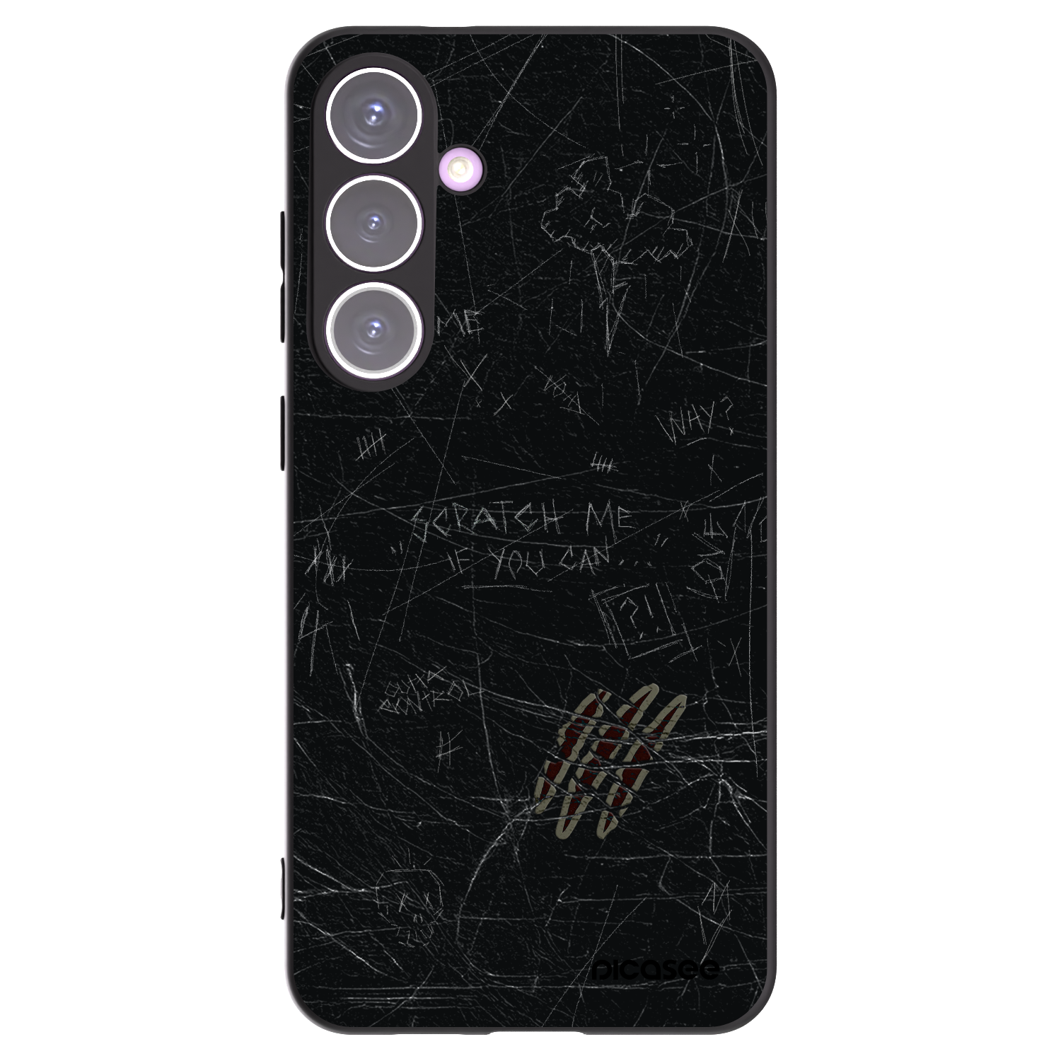 Picasee husă neagră din silicon pentru Samsung Galaxy S24+ S926B 5G - SCRATCH