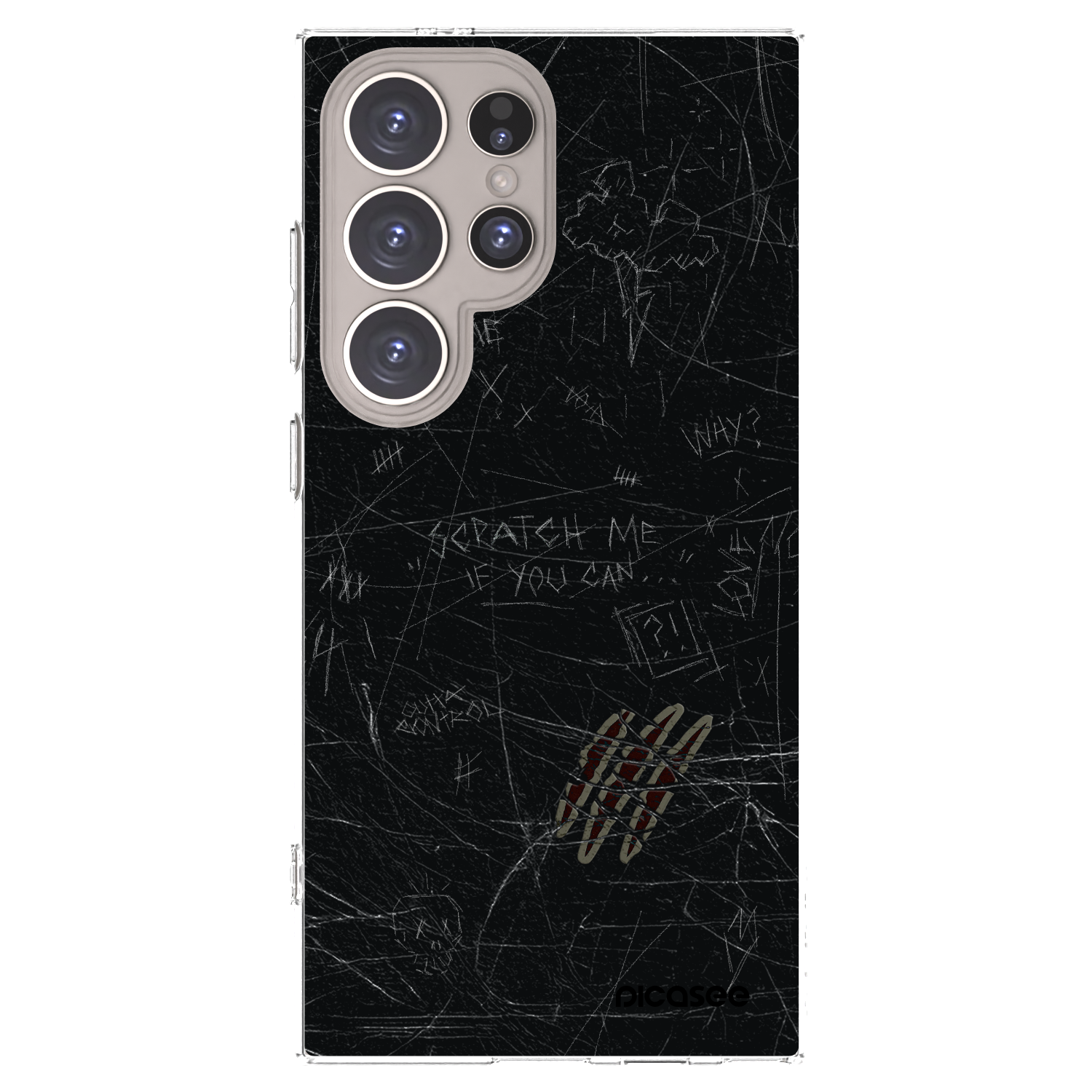Picasee husă transparentă din silicon pentru Samsung Galaxy S24 Ultra S928B 5G - SCRATCH