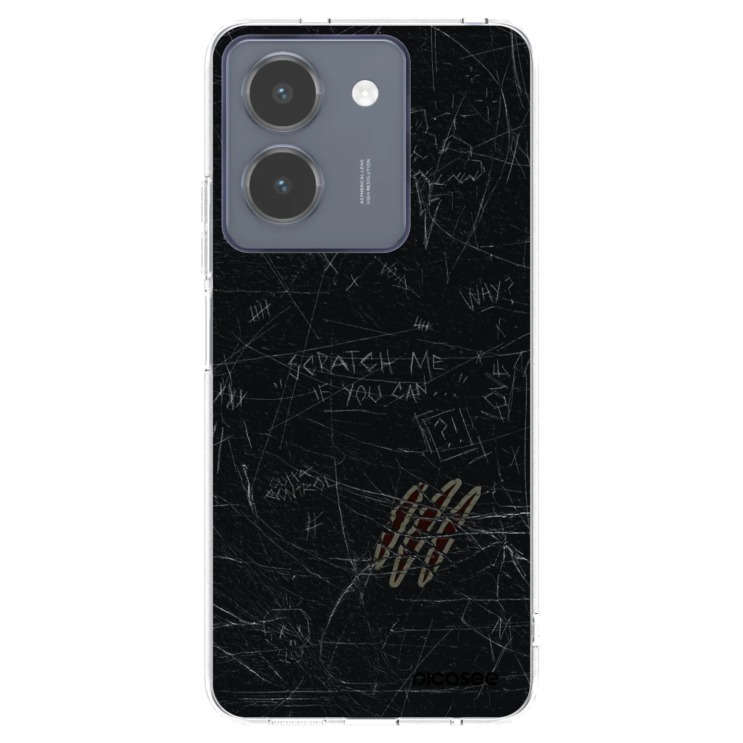 Picasee husă transparentă din silicon pentru Vivo Y36 4G - SCRATCH