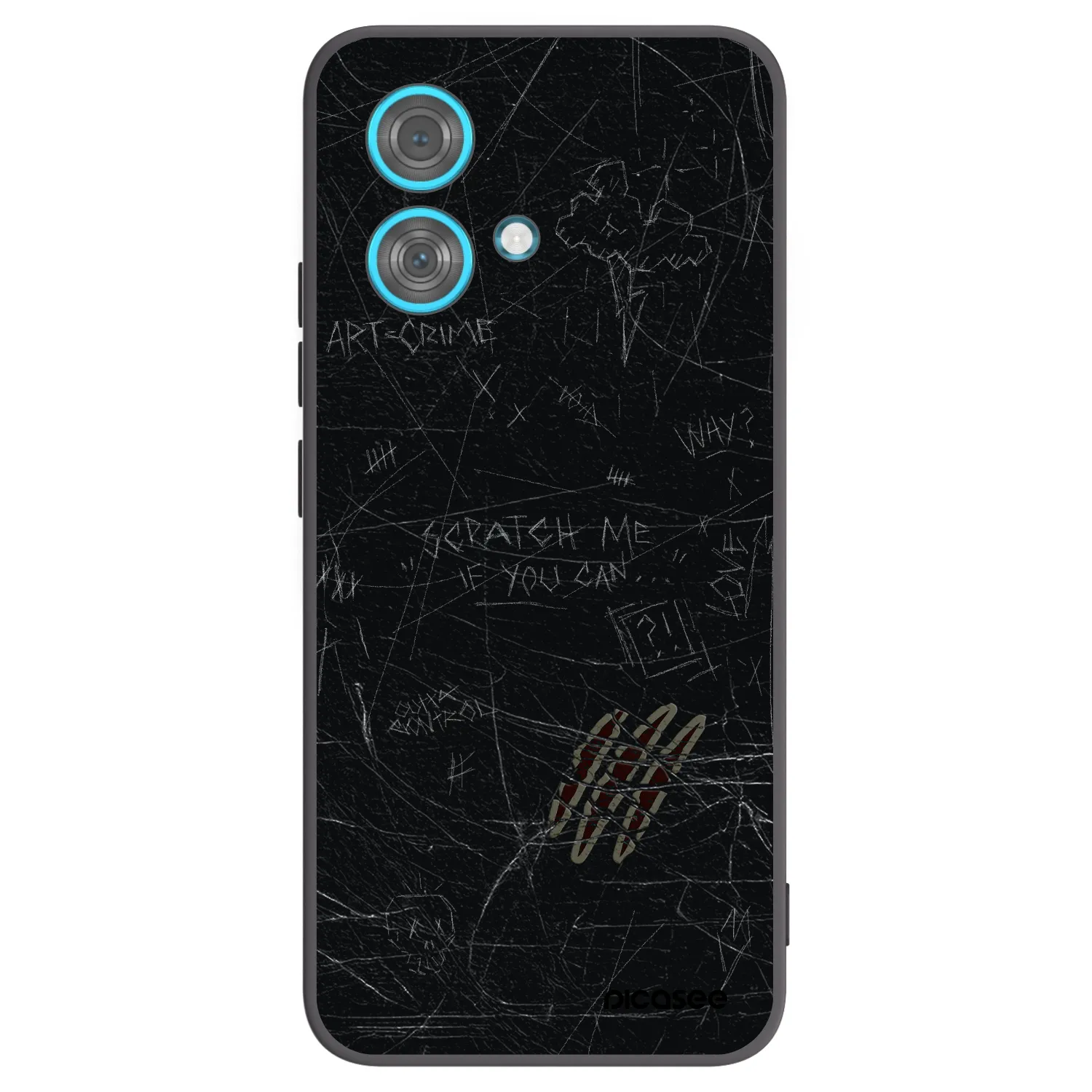 Picasee husă neagră din silicon pentru Motorola Edge 40 Neo - SCRATCH