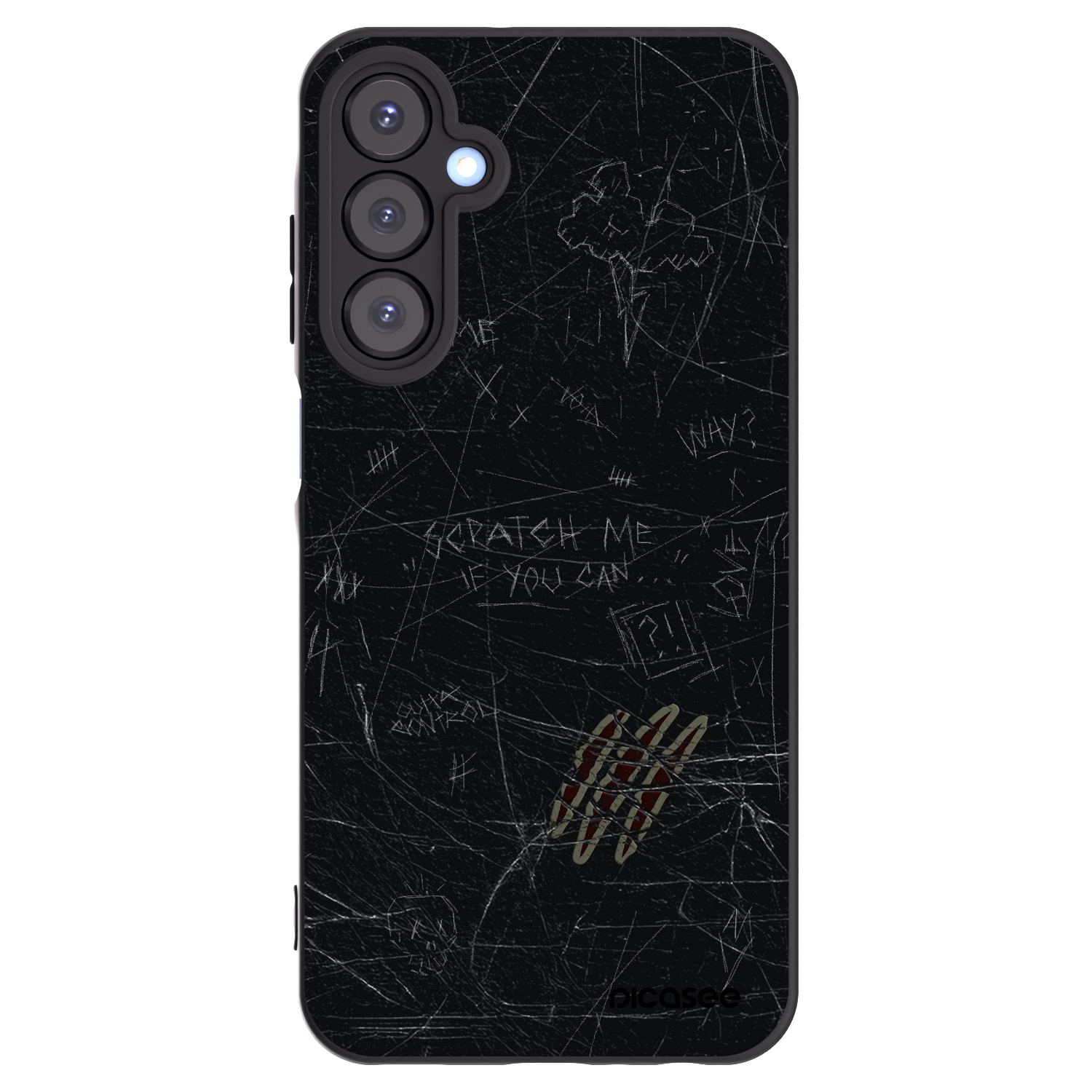 Picasee husă neagră din silicon pentru Samsung Galaxy A25 A256B 5G - SCRATCH