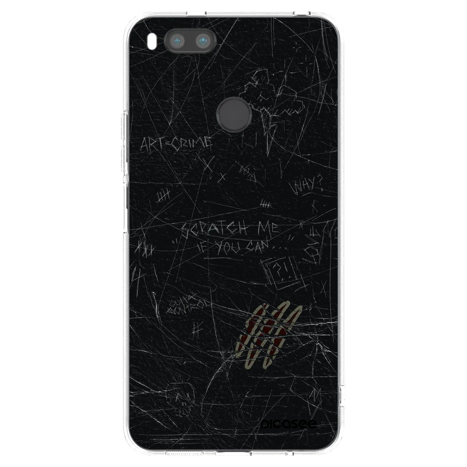 Picasee husă transparentă din silicon pentru Xiaomi Mi A1 Global - SCRATCH