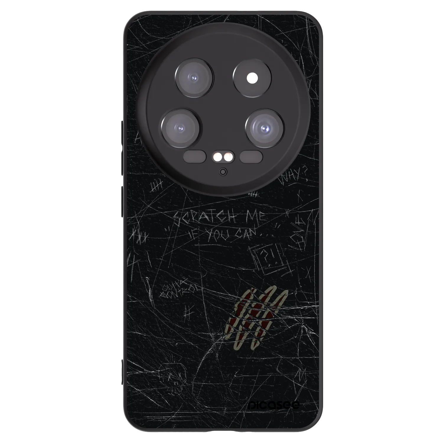 Picasee husă neagră din silicon pentru Xiaomi 14 Ultra - SCRATCH