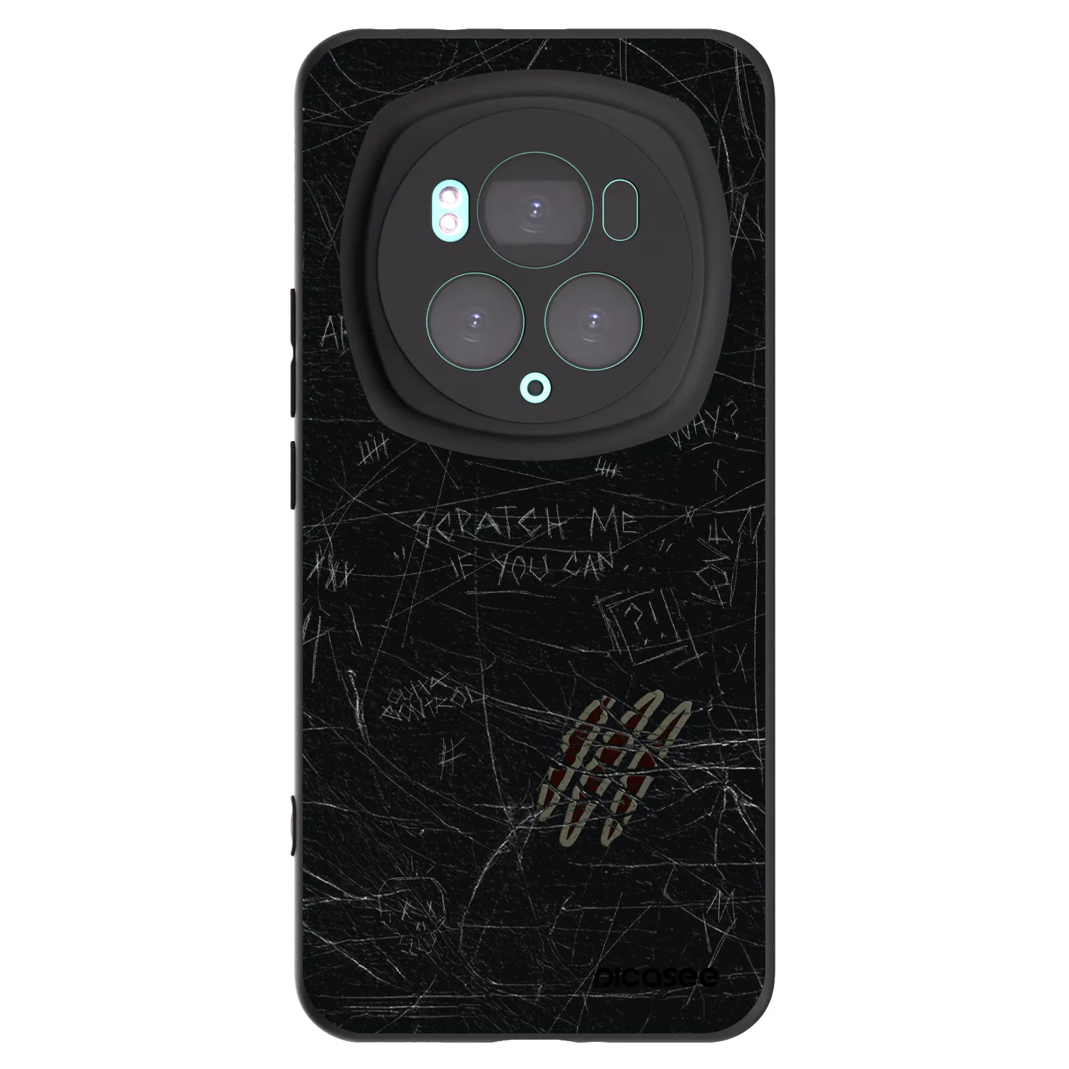 Picasee husă neagră din silicon pentru Honor Magic6 Pro - SCRATCH
