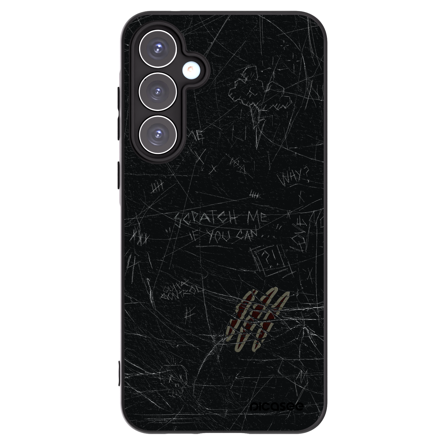Picasee husă neagră din silicon pentru Samsung Galaxy A55 5G A556B - SCRATCH