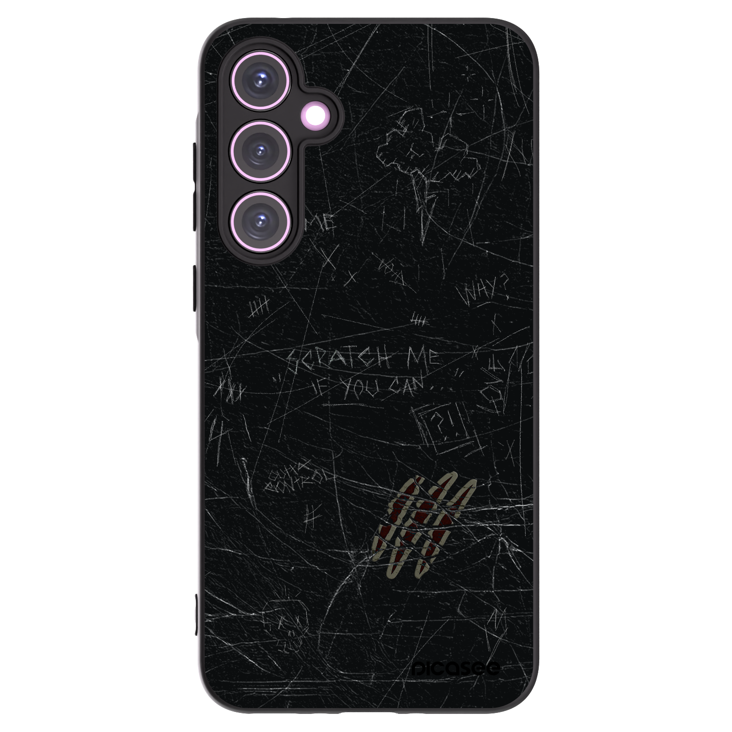Picasee husă neagră din silicon pentru Samsung Galaxy A35 5G A356B - SCRATCH