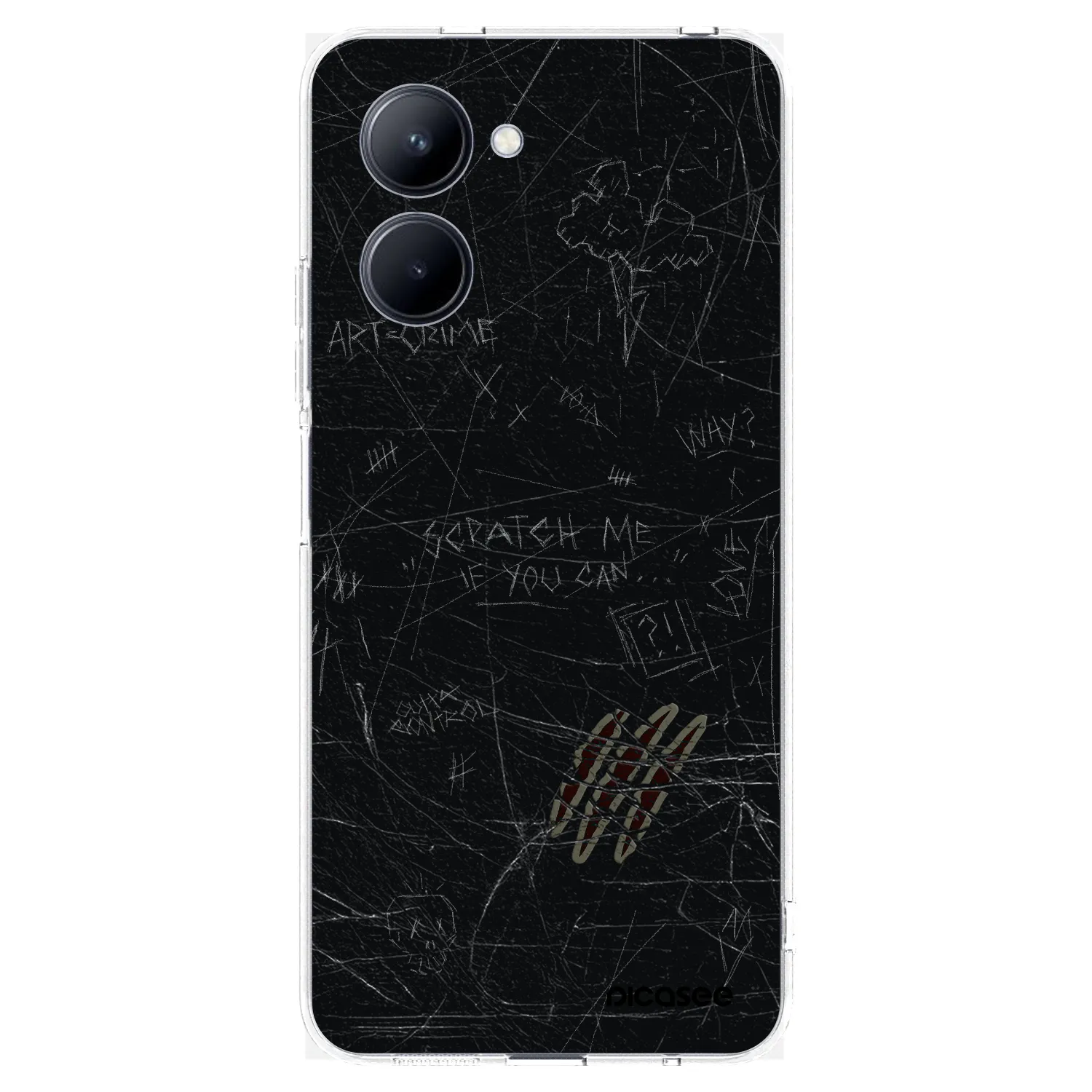 Picasee husă transparentă din silicon pentru Realme C33 (2023) - SCRATCH