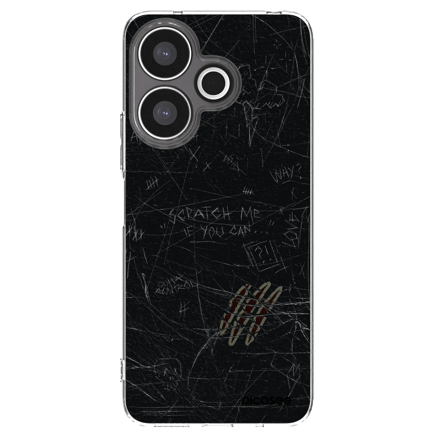 Picasee husă transparentă din silicon pentru Xiaomi Redmi 13 4G - SCRATCH