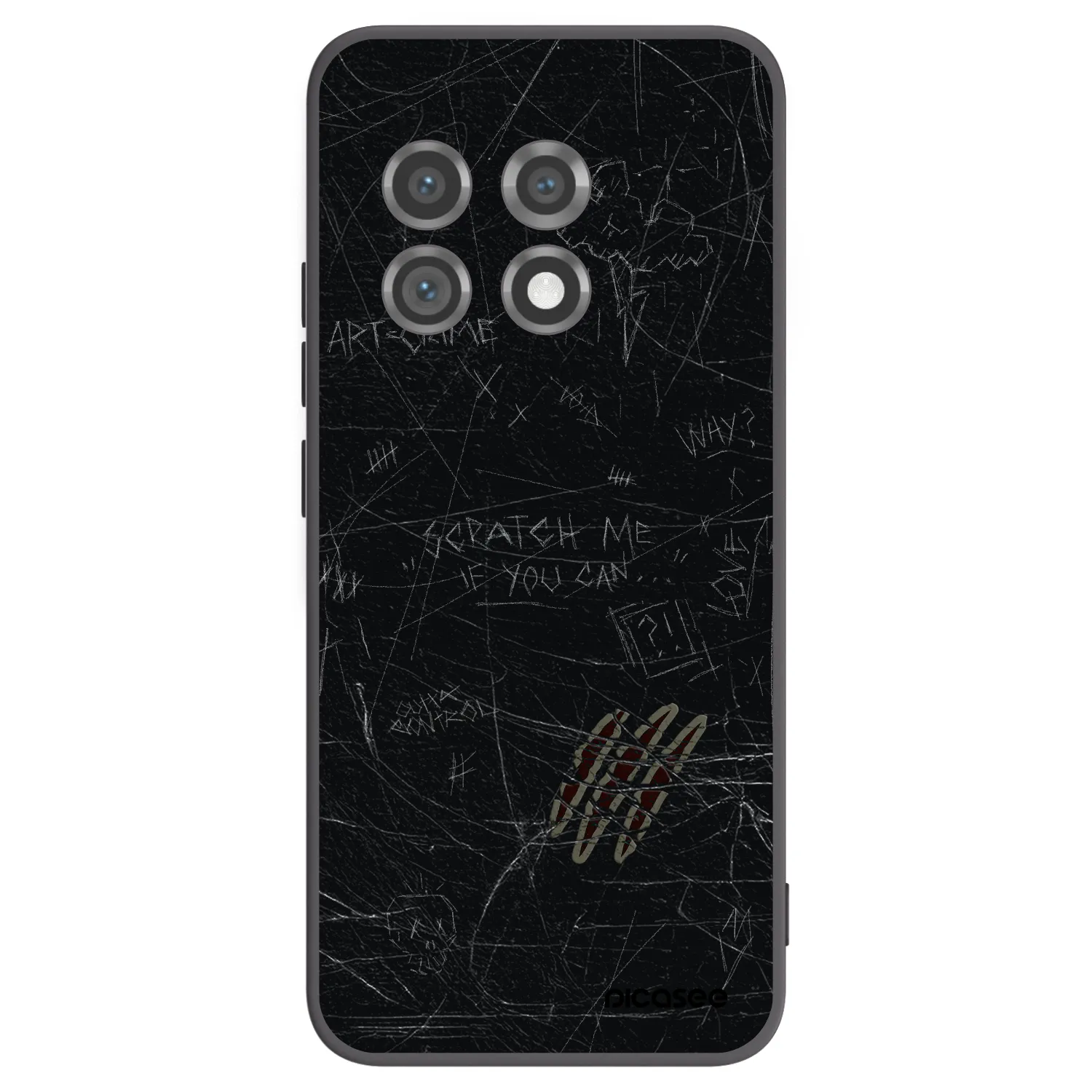 Picasee husă neagră din silicon pentru OnePlus 11 5G - SCRATCH