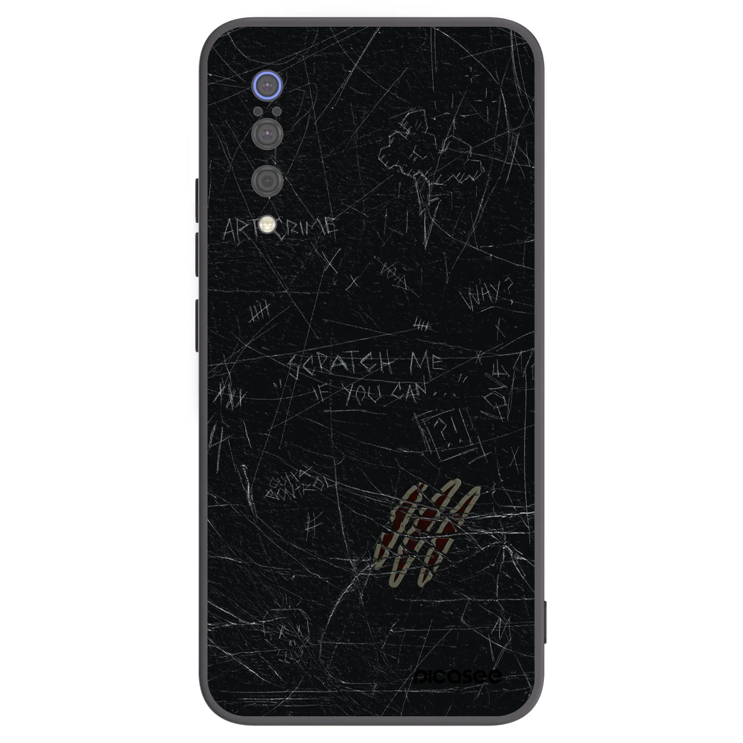 Picasee husă neagră din silicon pentru Xiaomi Mi 9 - SCRATCH