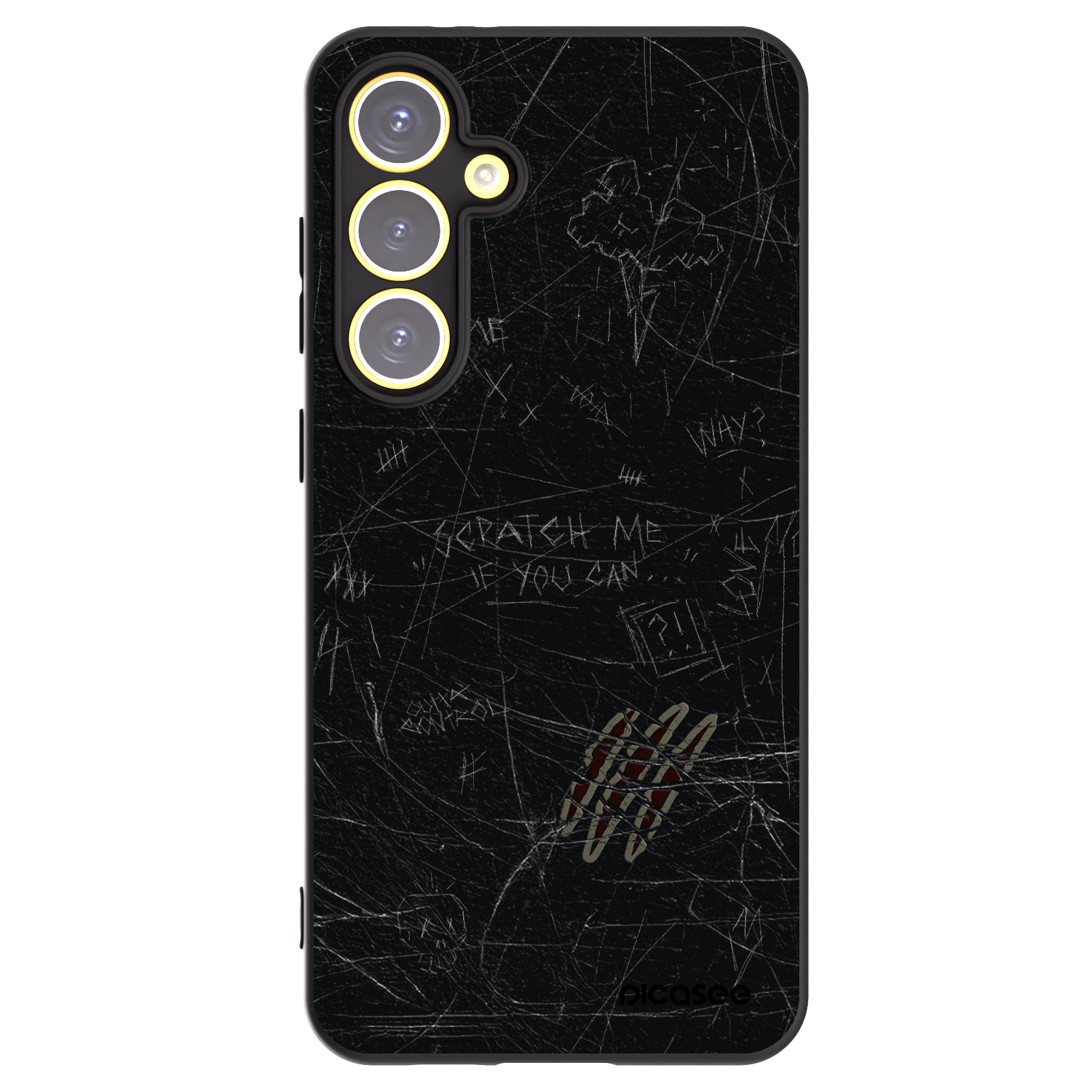Picasee husă neagră din silicon pentru Samsung Galaxy S24 FE S721B - SCRATCH
