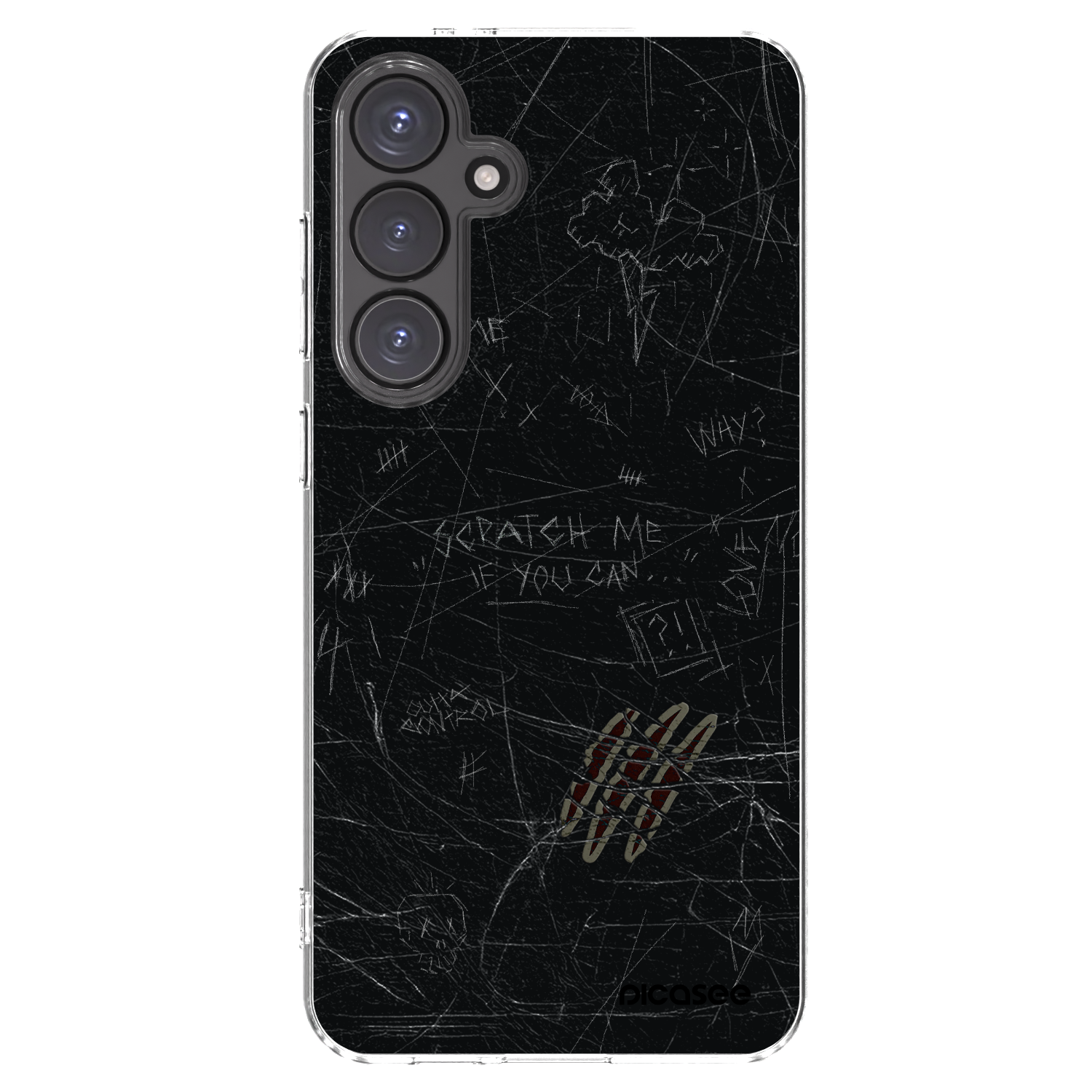 Picasee husă transparentă din silicon pentru Samsung Galaxy S24 FE S721B - SCRATCH