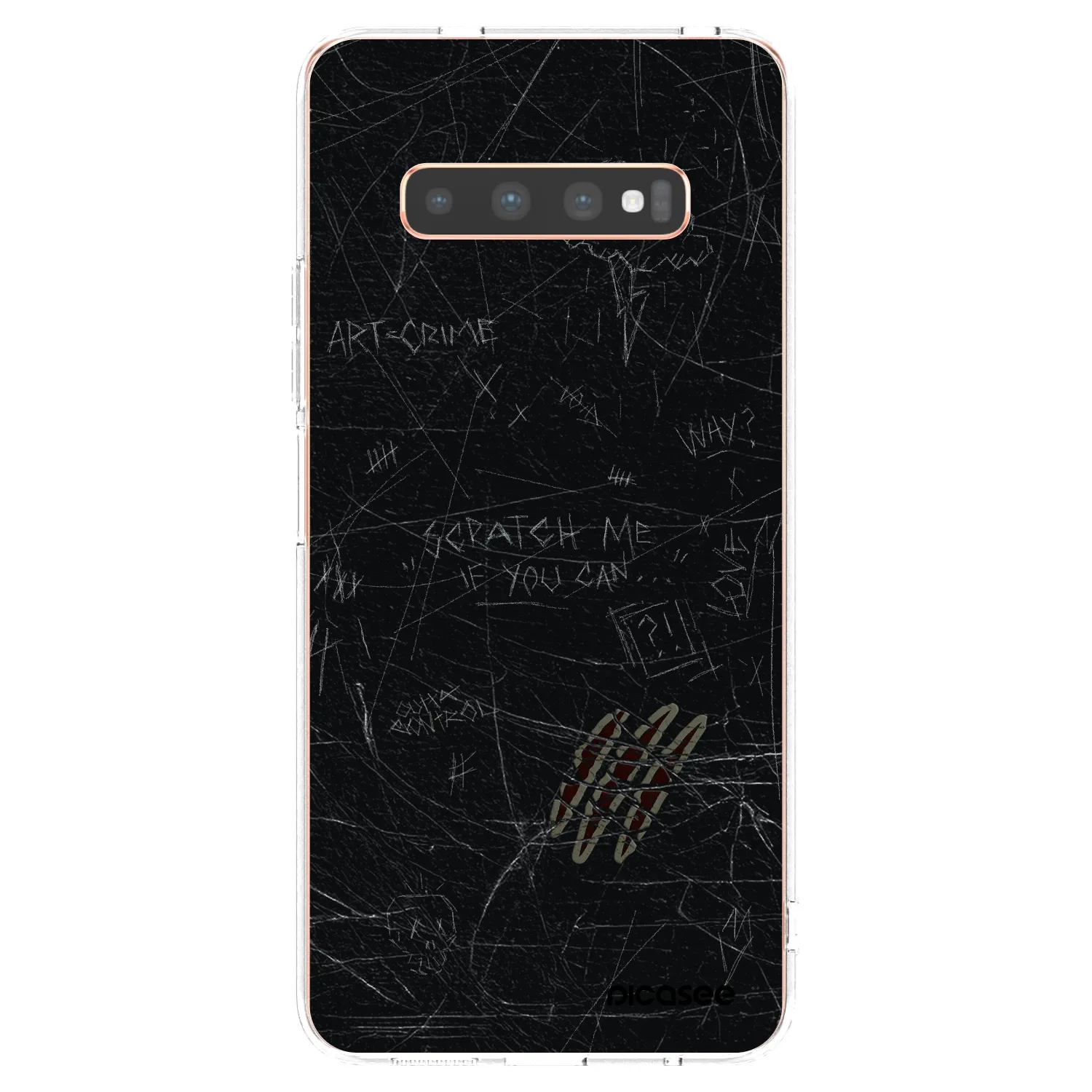 Picasee husă transparentă din silicon pentru Samsung Galaxy S10 Plus G975 - SCRATCH