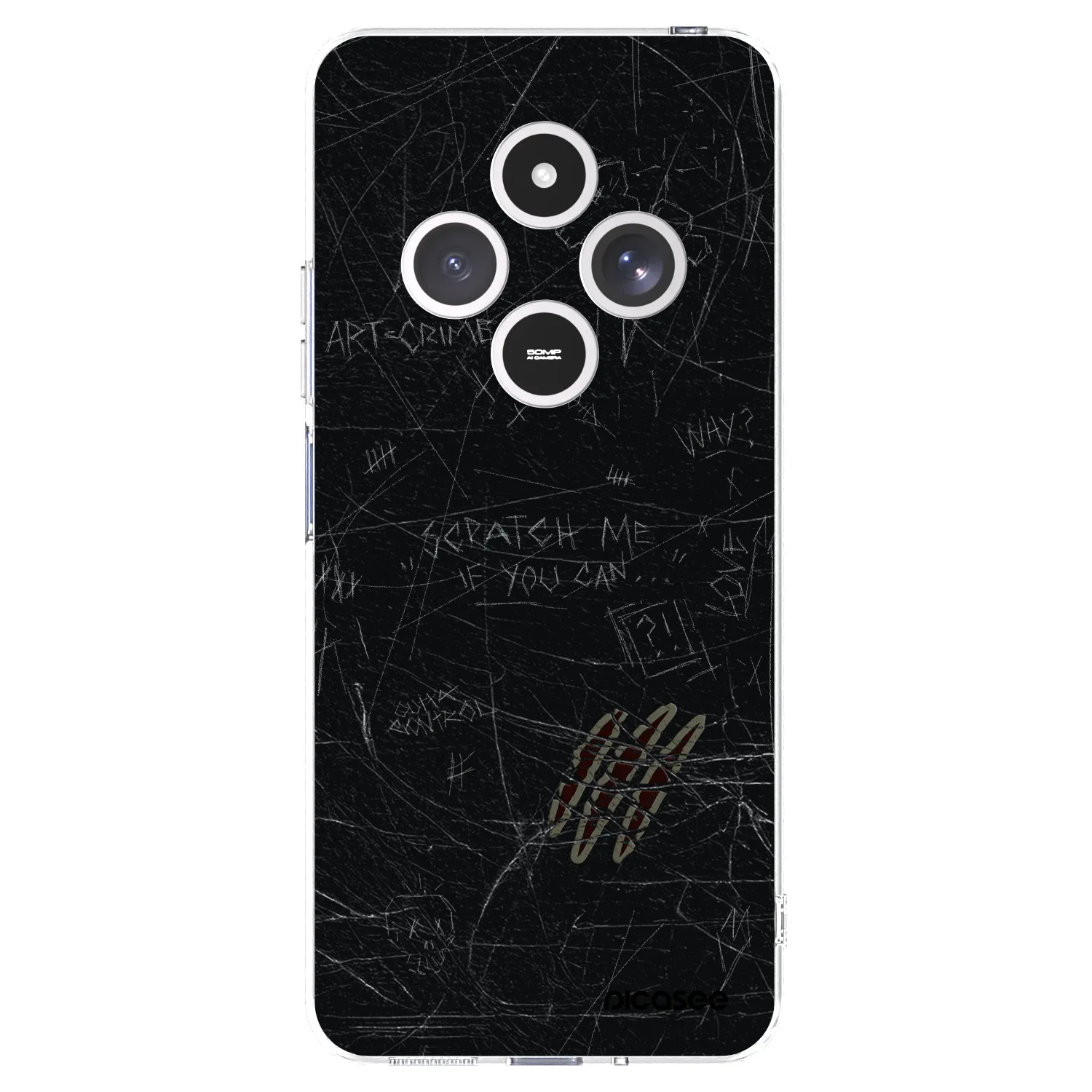 Picasee husă transparentă din silicon pentru Xiaomi Redmi 14C - SCRATCH