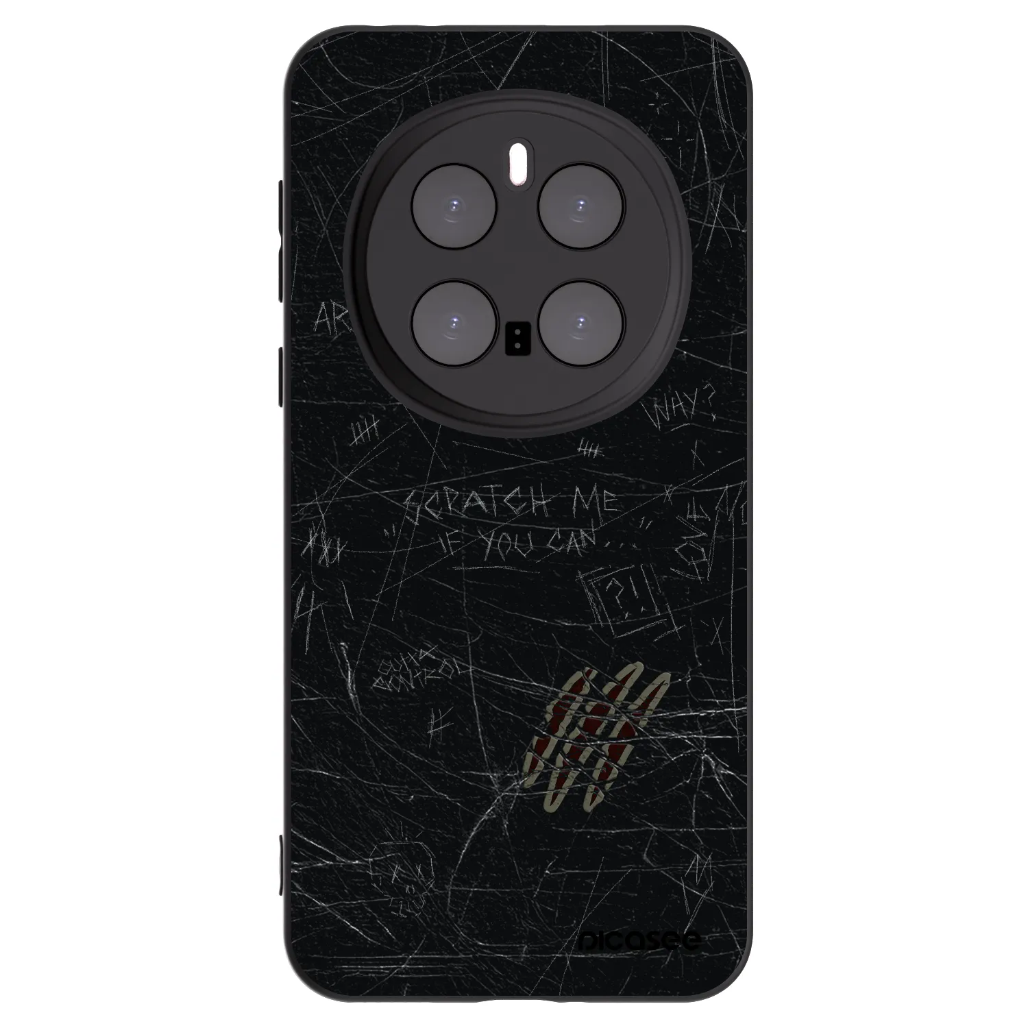 Picasee husă neagră din silicon pentru Honor Magic7 Pro 5G - SCRATCH