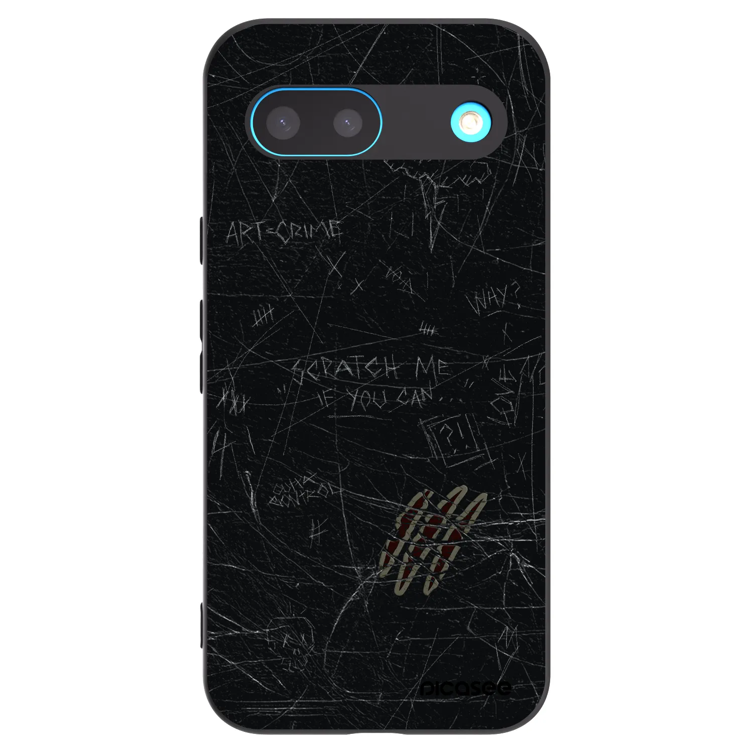 Picasee husă neagră din silicon pentru Google Pixel 8 - SCRATCH
