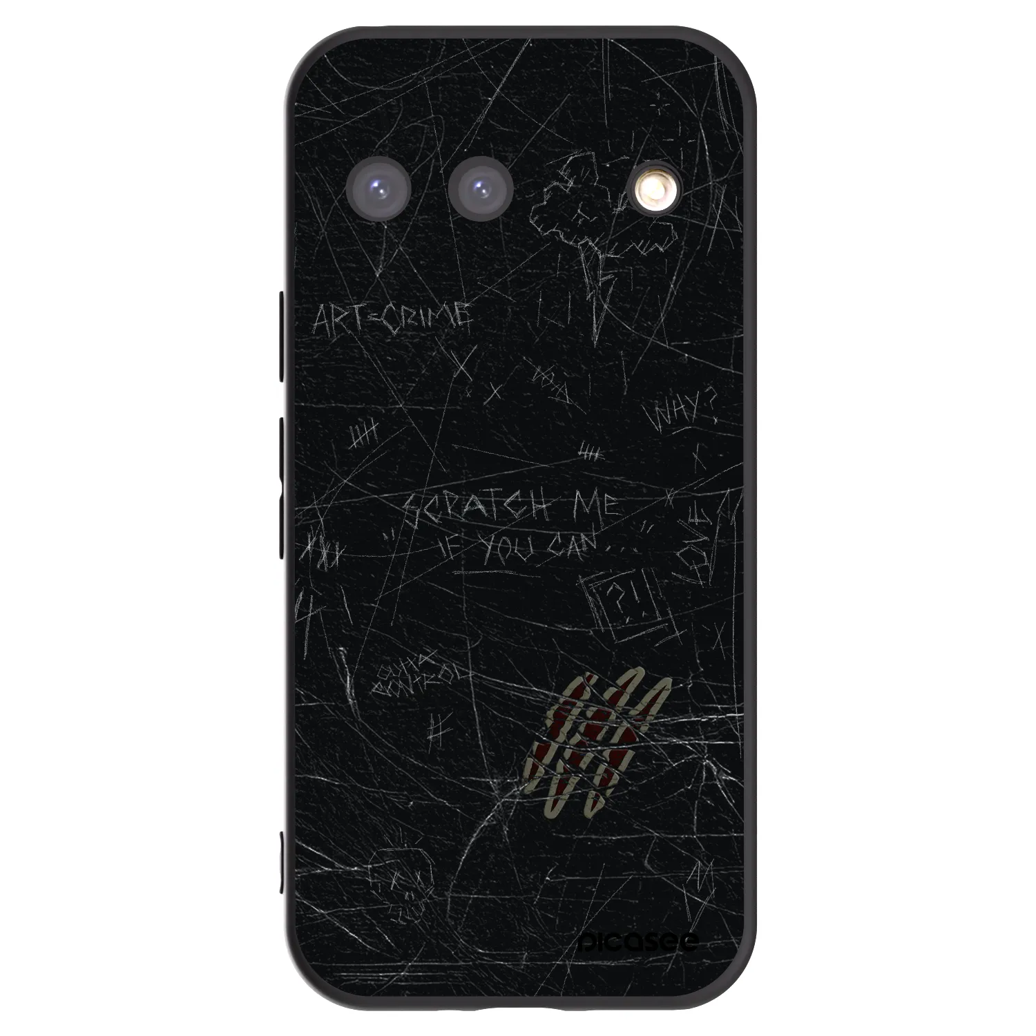Picasee husă neagră din silicon pentru Google Pixel 9 - SCRATCH