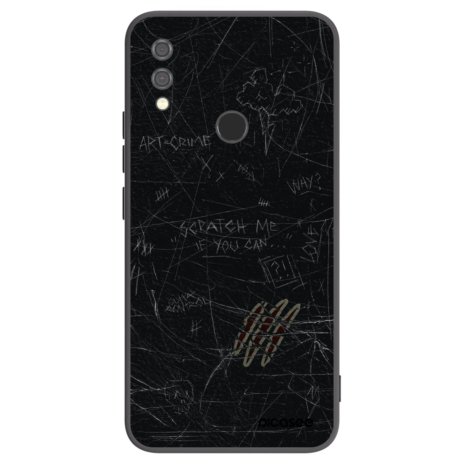 Picasee husă neagră din silicon pentru Xiaomi Redmi Note 7 - SCRATCH