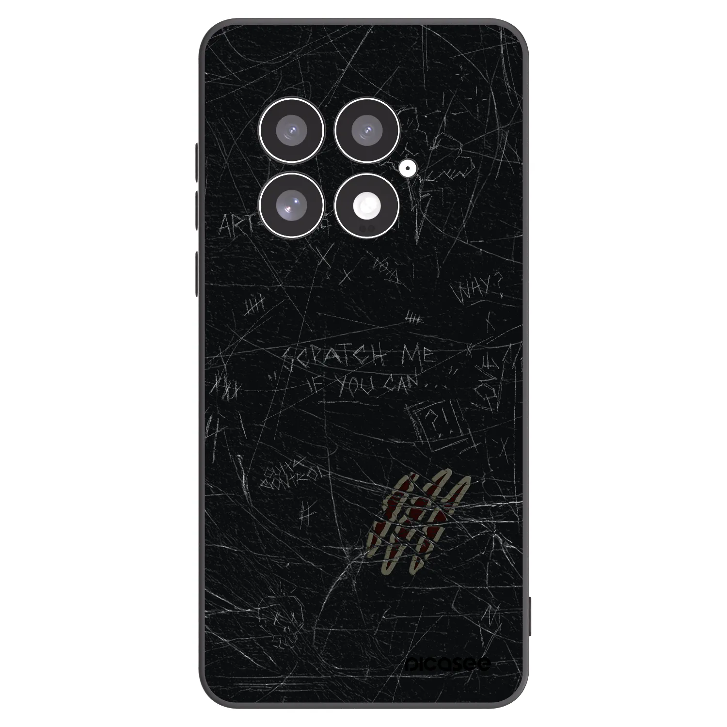 Picasee husă neagră din silicon pentru OnePlus 13 5G - SCRATCH