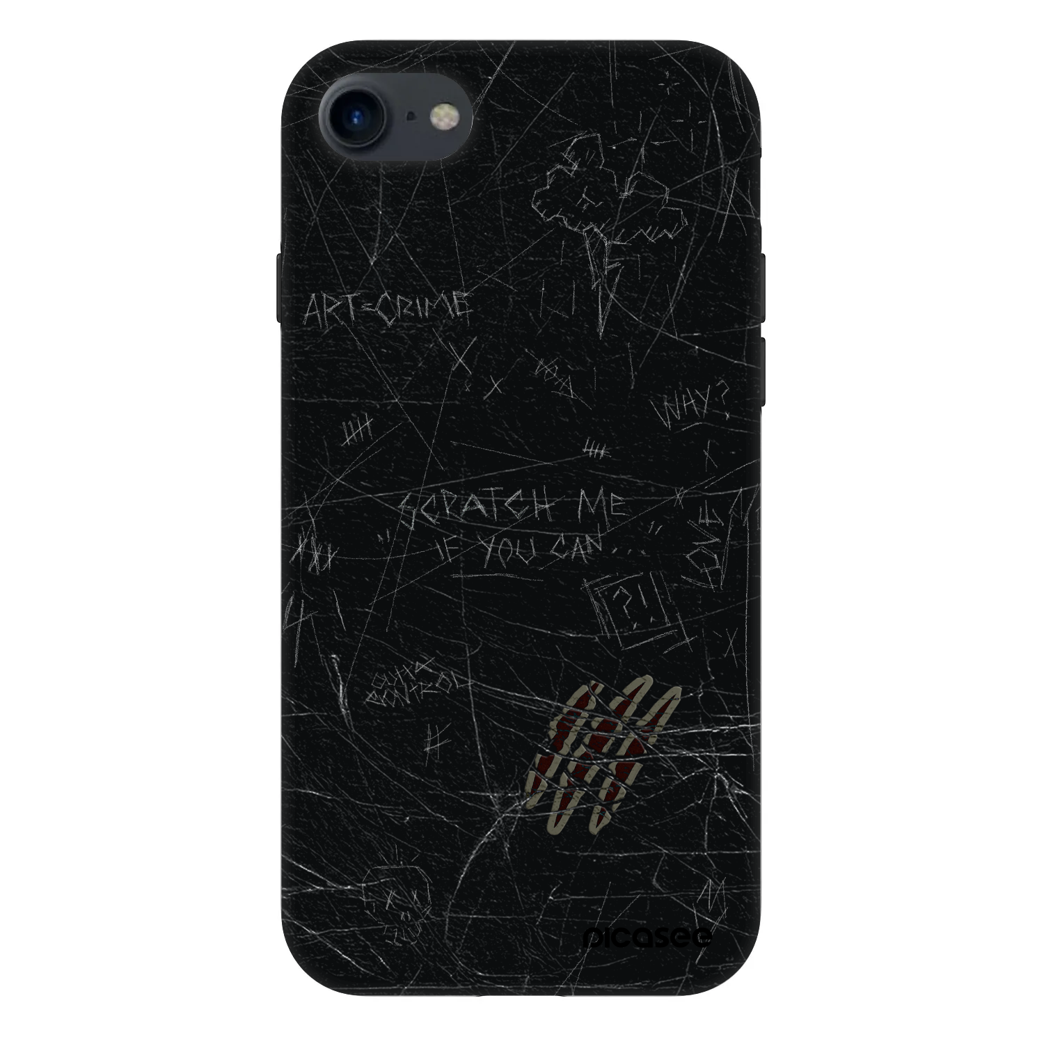 Picasee Fashion Case pentru Apple iPhone SE 2022 - SCRATCH