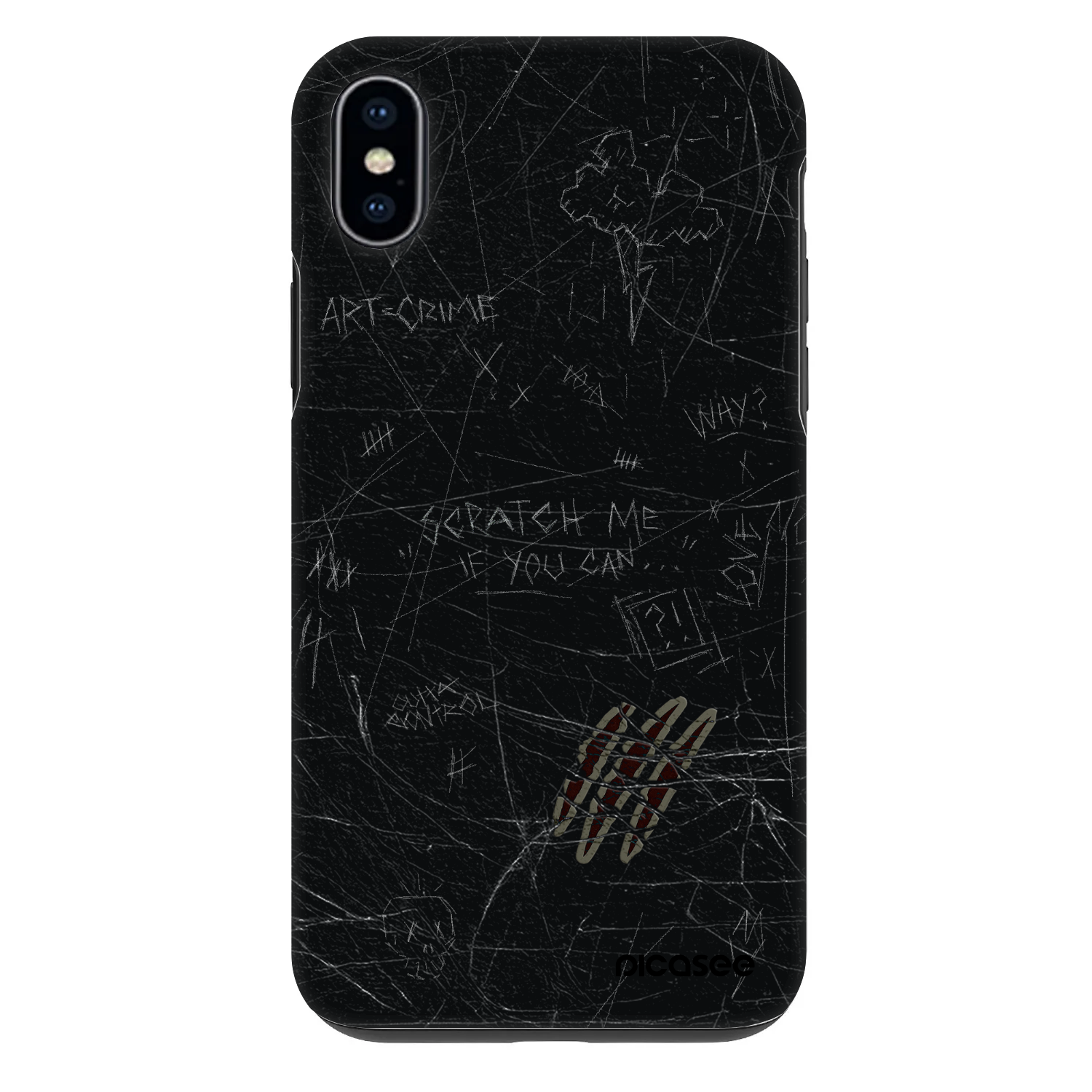 Picasee Fashion Case pentru Apple iPhone XS Max - SCRATCH