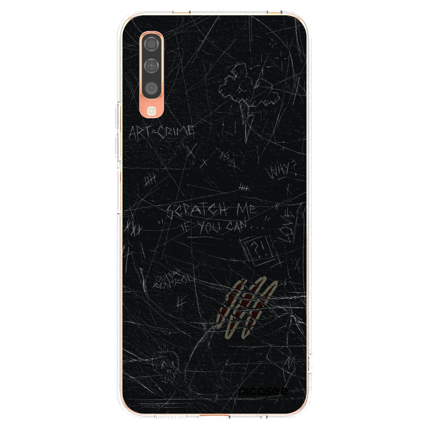 Picasee husă transparentă din silicon pentru Samsung Galaxy A70 A705F - SCRATCH