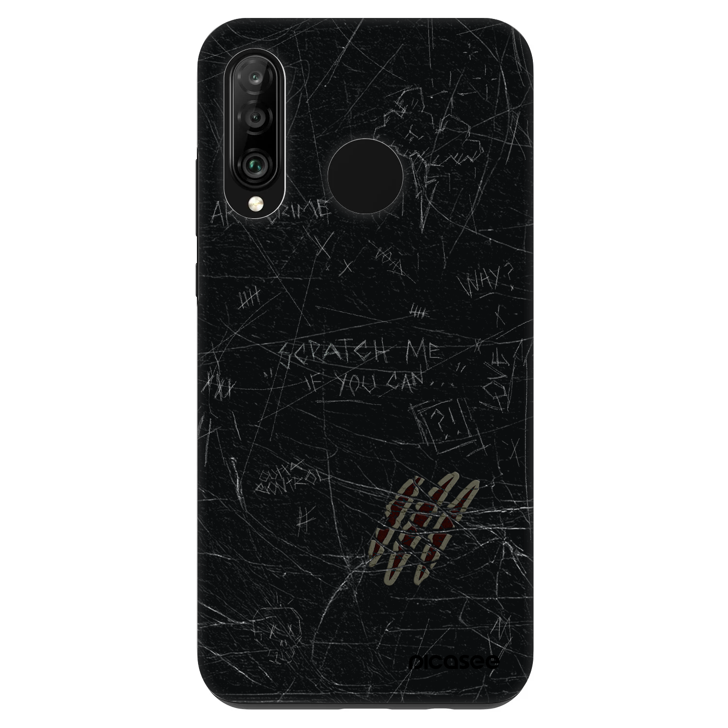 Picasee Fashion Case pentru Huawei P30 Lite - SCRATCH