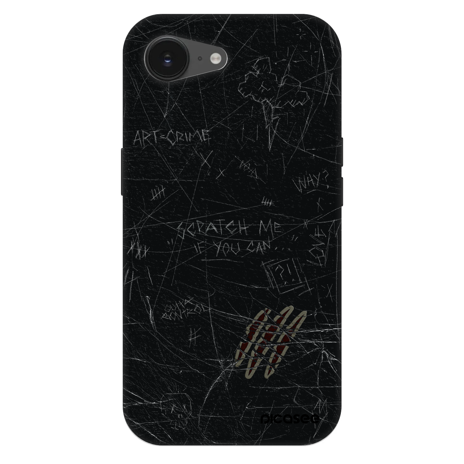 Picasee Fashion Case MagSafe pentru Apple iPhone 16e - SCRATCH
