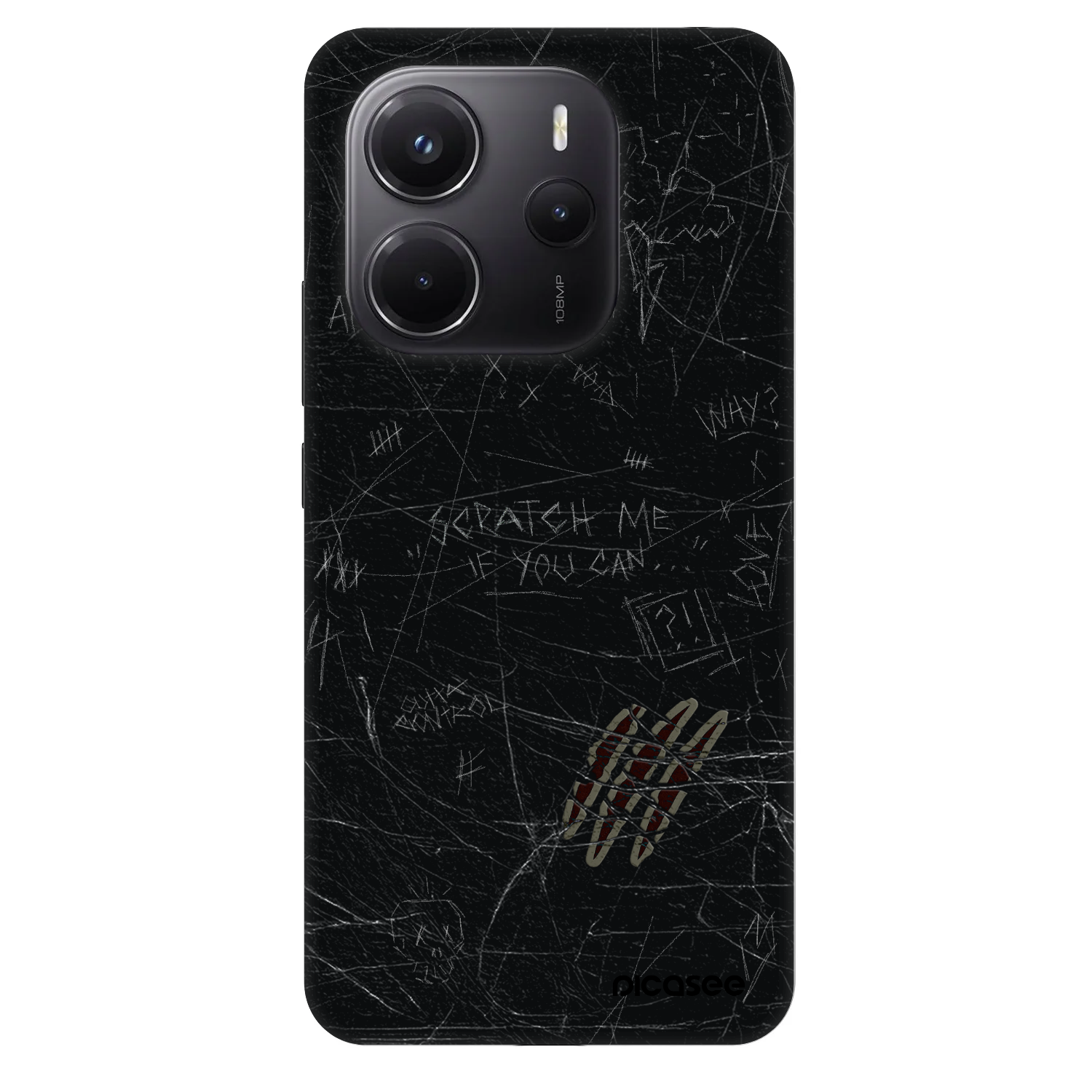 Picasee Fashion Case pentru Xiaomi Redmi Note 14 4G - SCRATCH