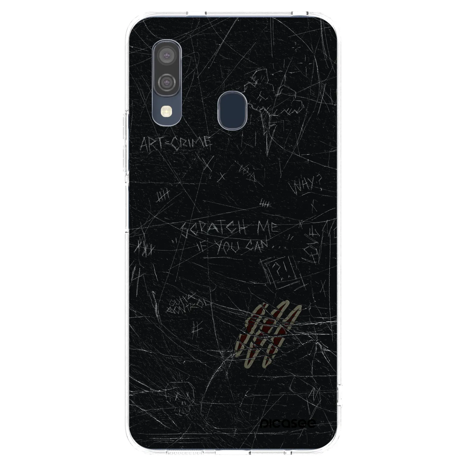 Picasee husă transparentă din silicon pentru Samsung Galaxy A40 A405F - SCRATCH