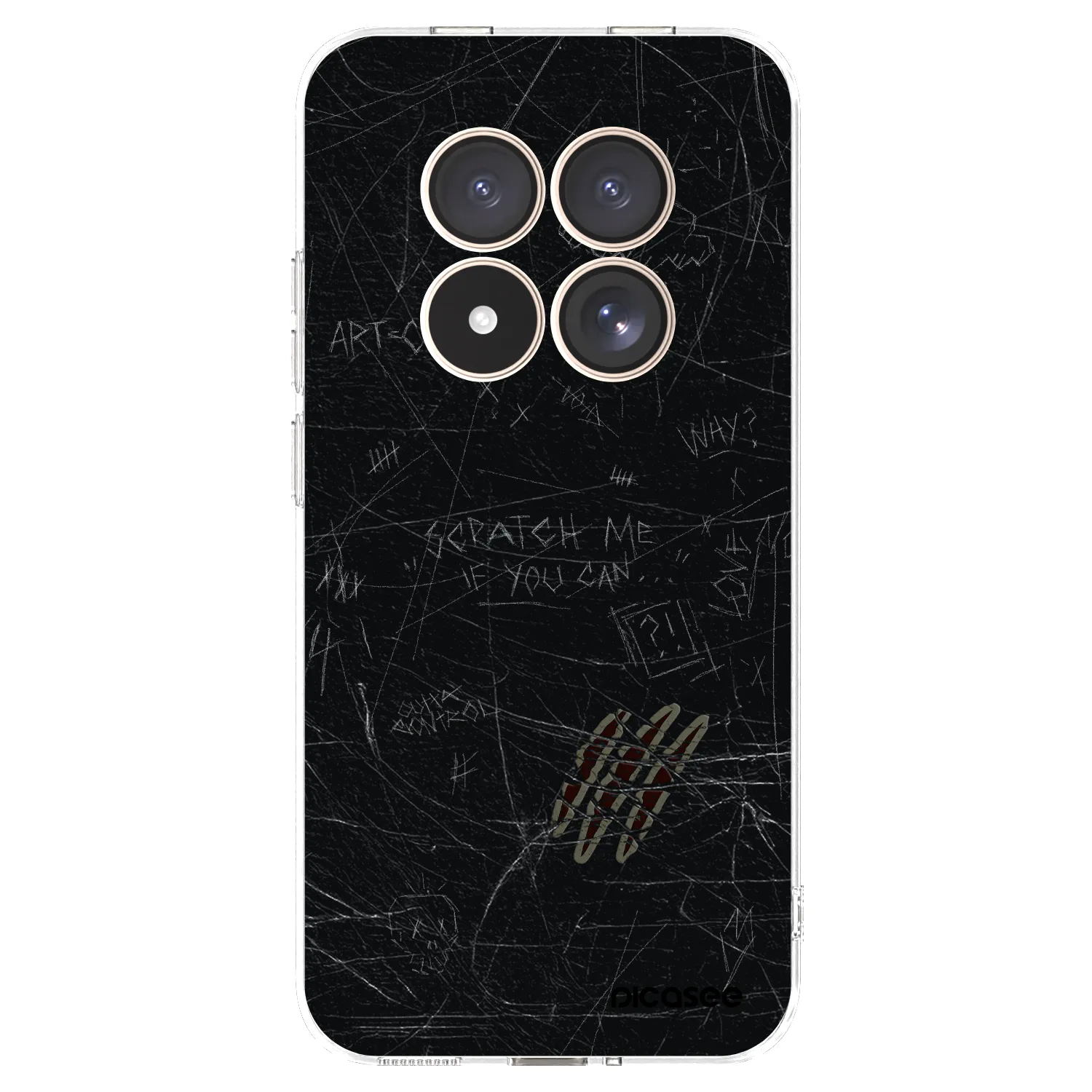 Picasee husă transparentă din silicon pentru Xiaomi Redmi Note 15 Pro 4G - SCRATCH