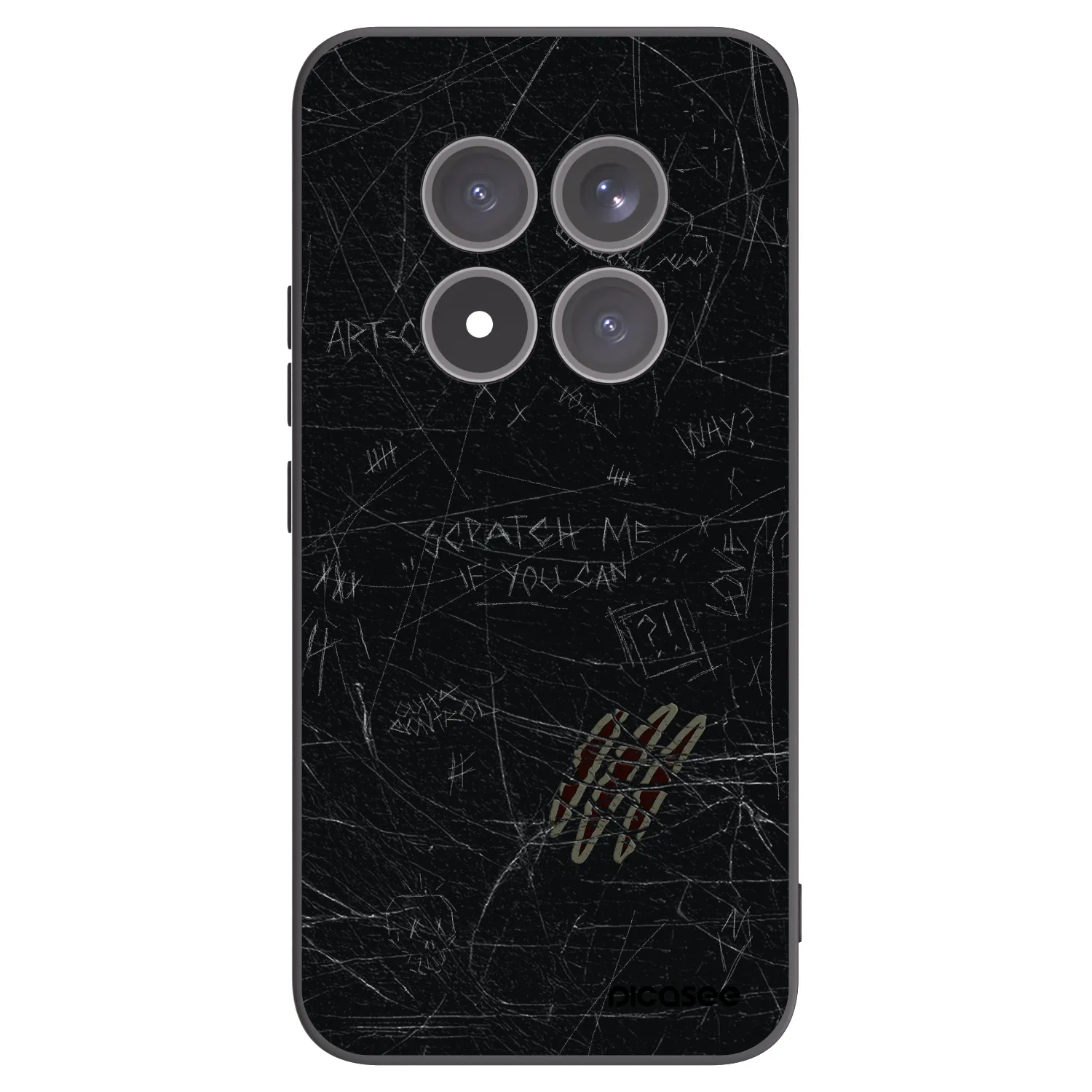 Picasee husă neagră din silicon pentru Xiaomi Redmi Note 15 Pro+ - SCRATCH