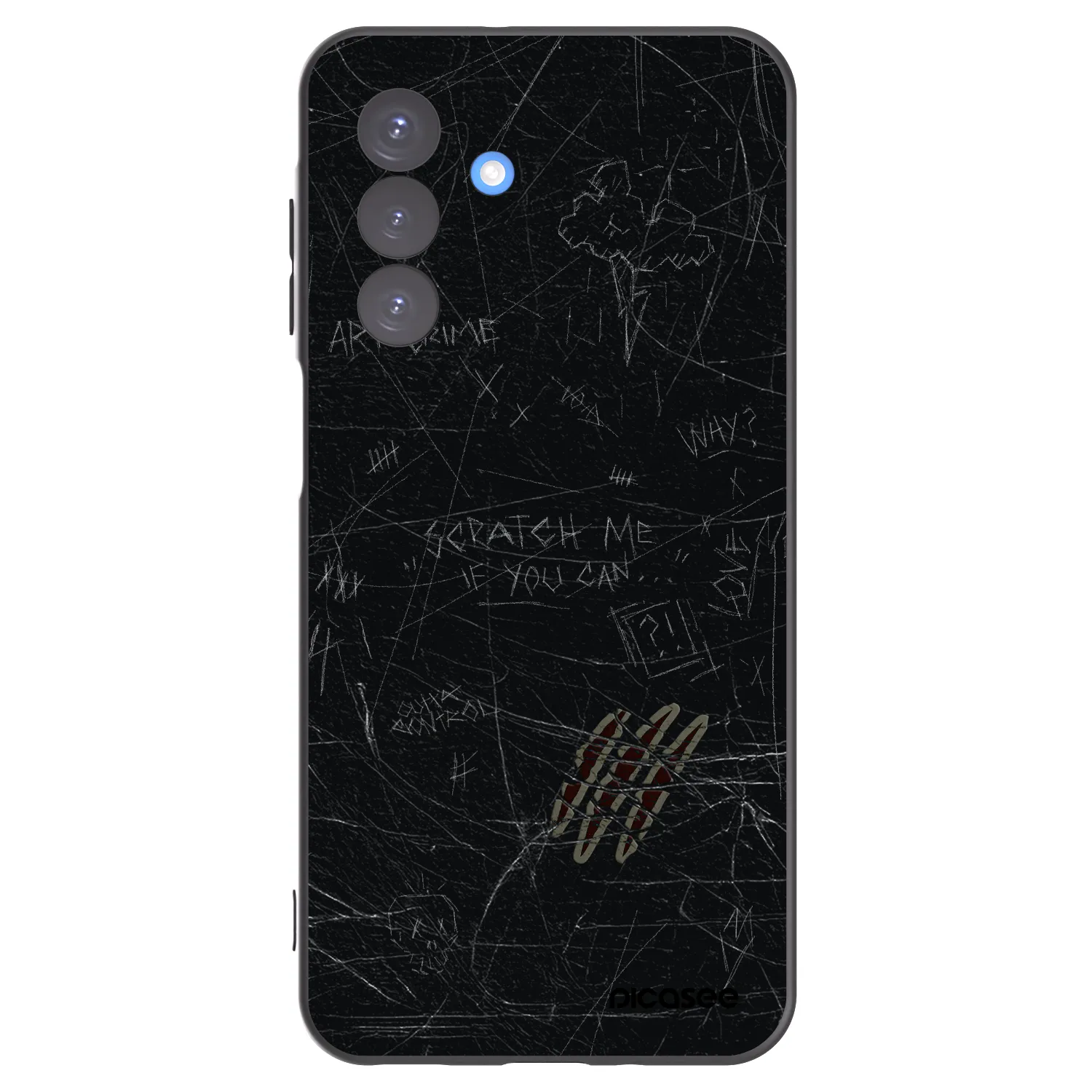Picasee husă neagră din silicon pentru Samsung Galaxy A17 5G - SCRATCH