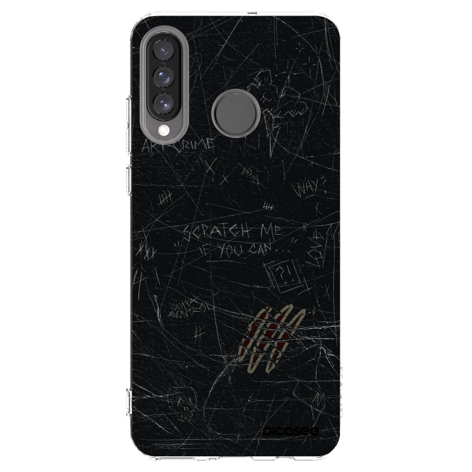 Picasee husă transparentă din silicon pentru Huawei P30 Lite - SCRATCH