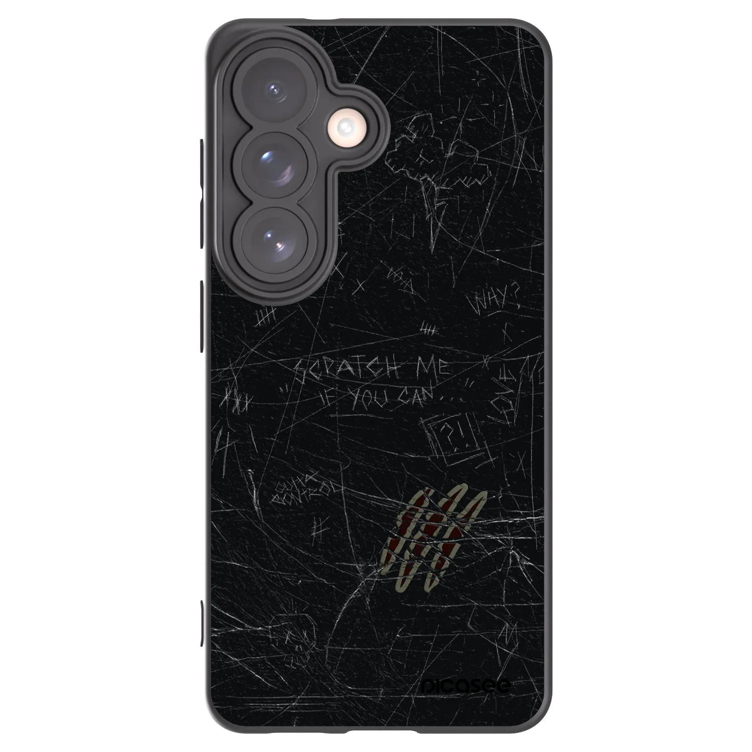 Picasee husă neagră din silicon pentru Samsung Galaxy S26 - SCRATCH