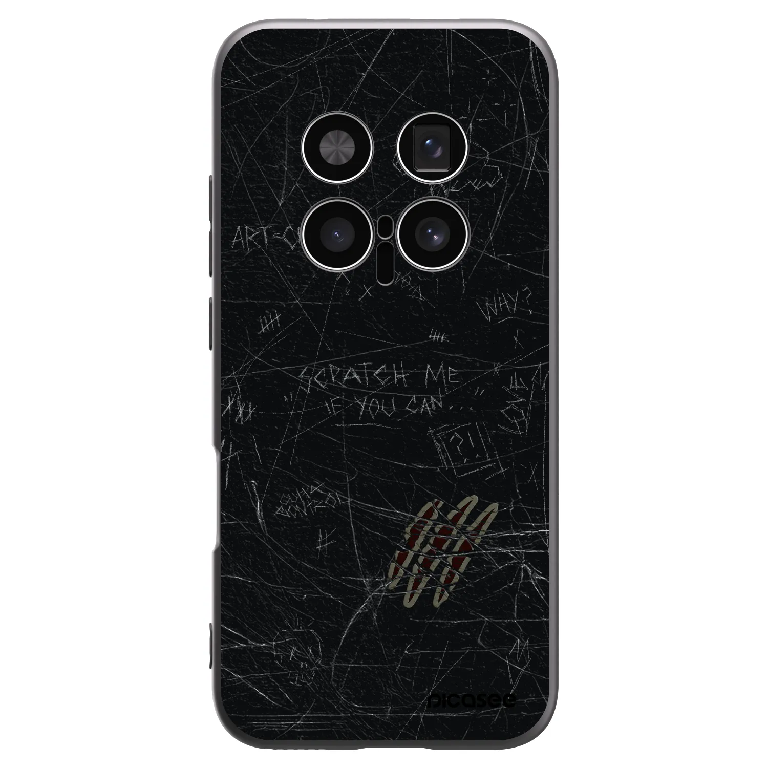 Picasee husă neagră din silicon pentru Honor Magic8 Pro 5G - SCRATCH