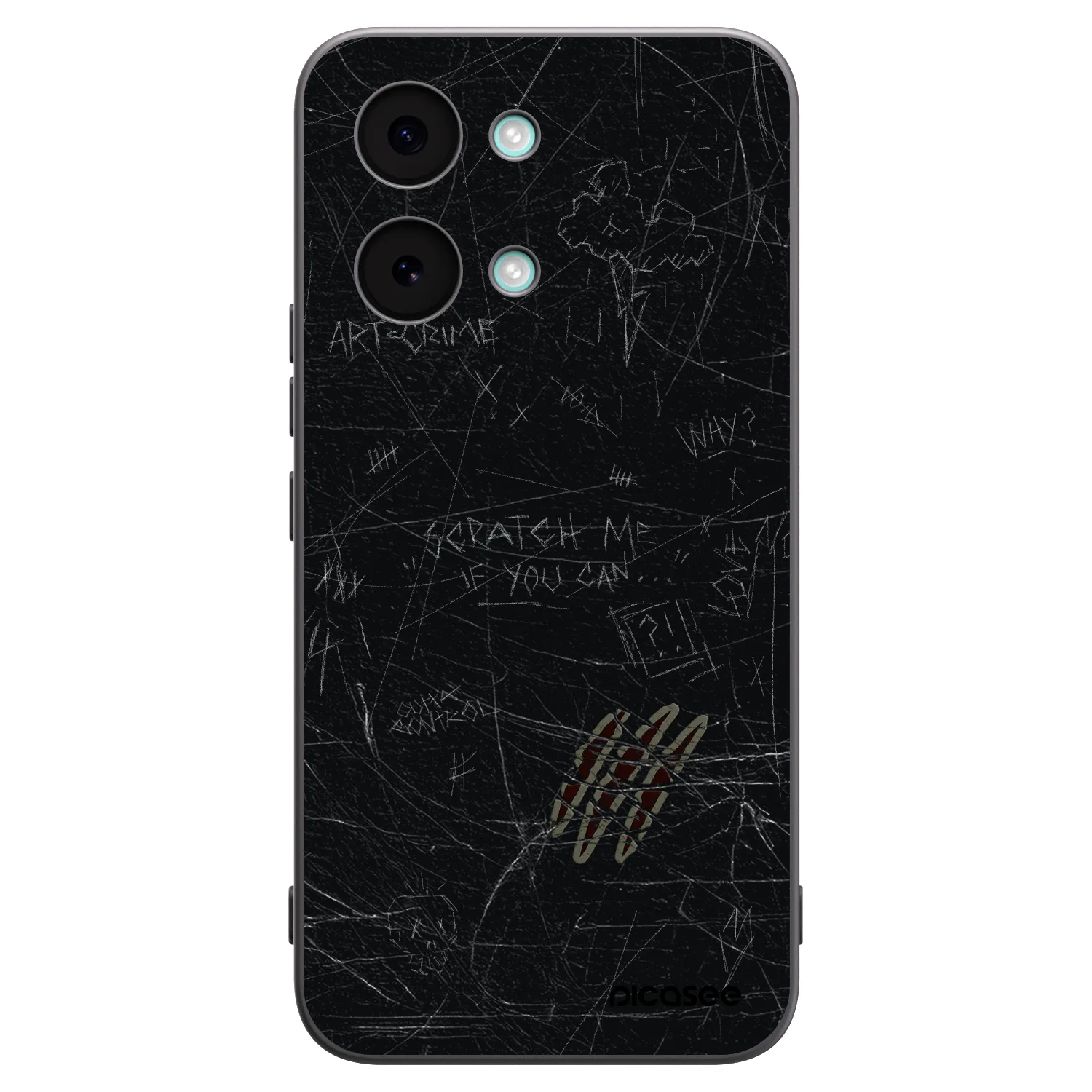 Picasee husă neagră din silicon pentru Xiaomi Poco X8 Pro Max - SCRATCH