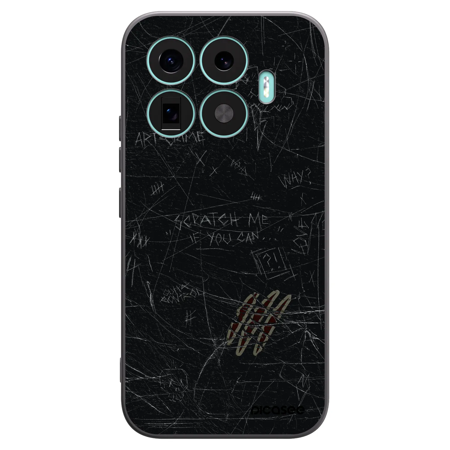 Picasee husă neagră din silicon pentru Xiaomi 17T - SCRATCH