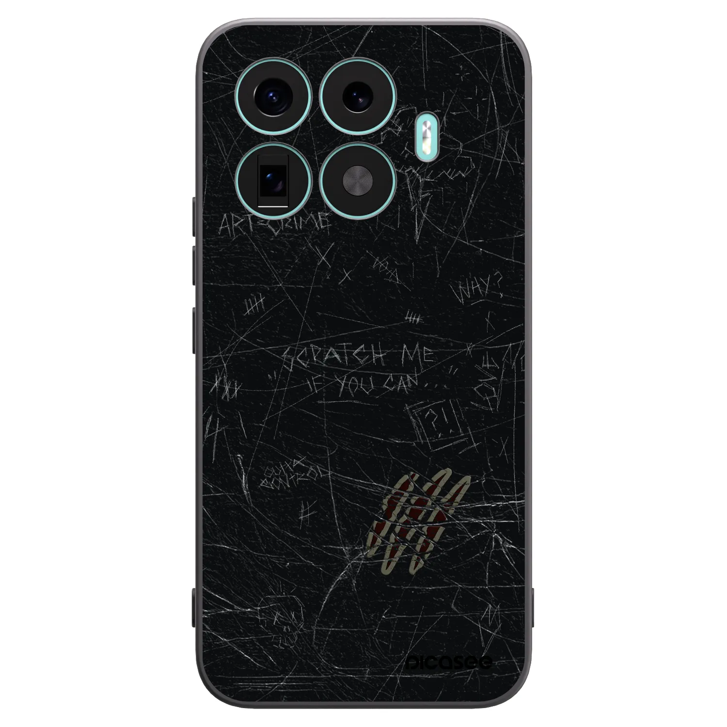 Picasee husă neagră din silicon pentru Xiaomi 17T Pro - SCRATCH